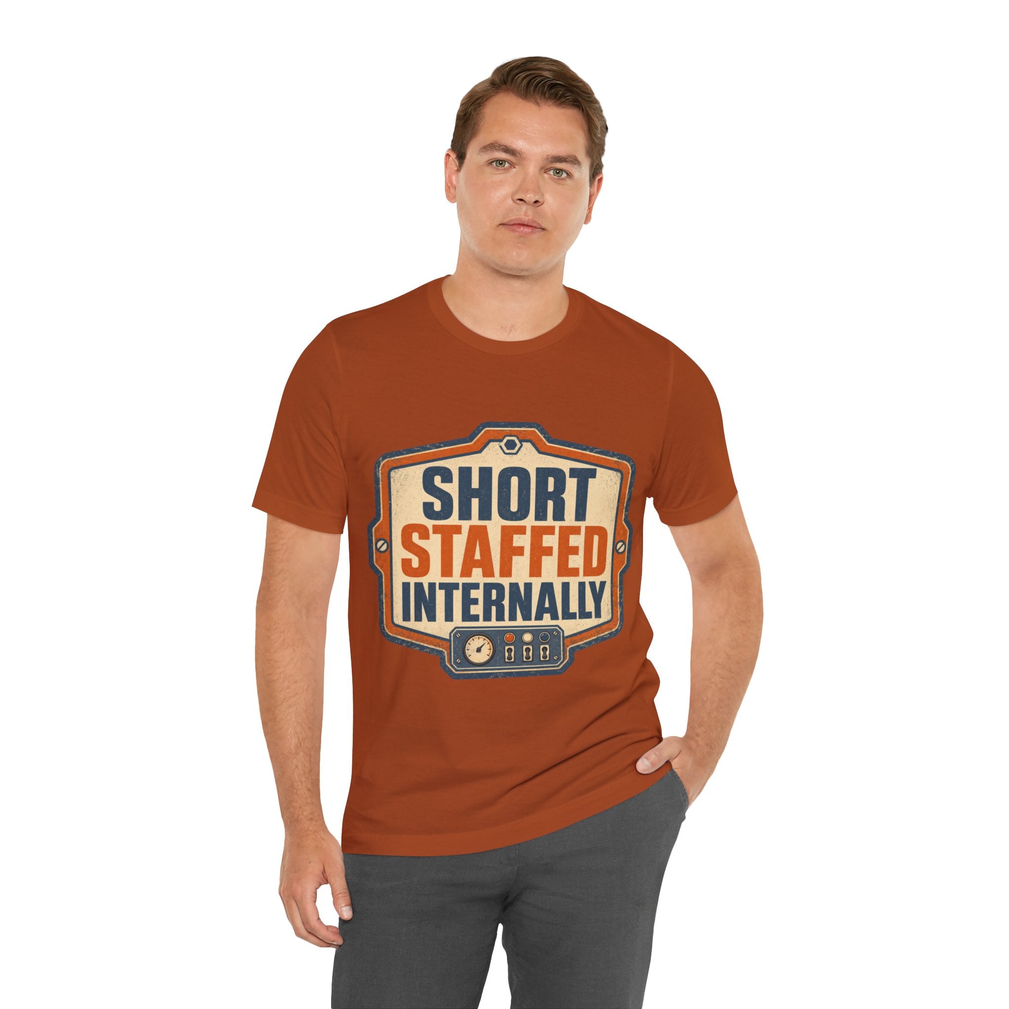Short Staffed Internally Unisex T-Shirt