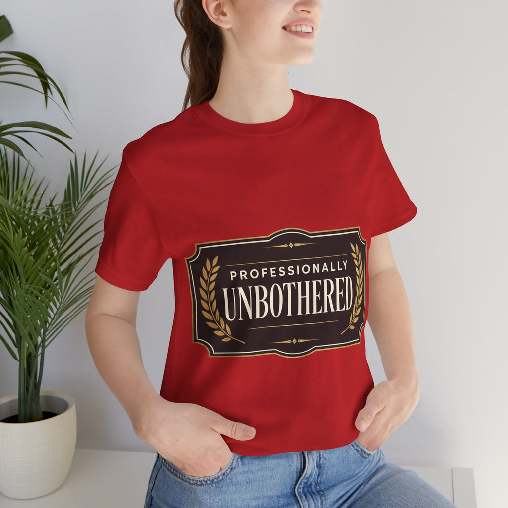 Professionally Unbothered Unisex T-Shirt