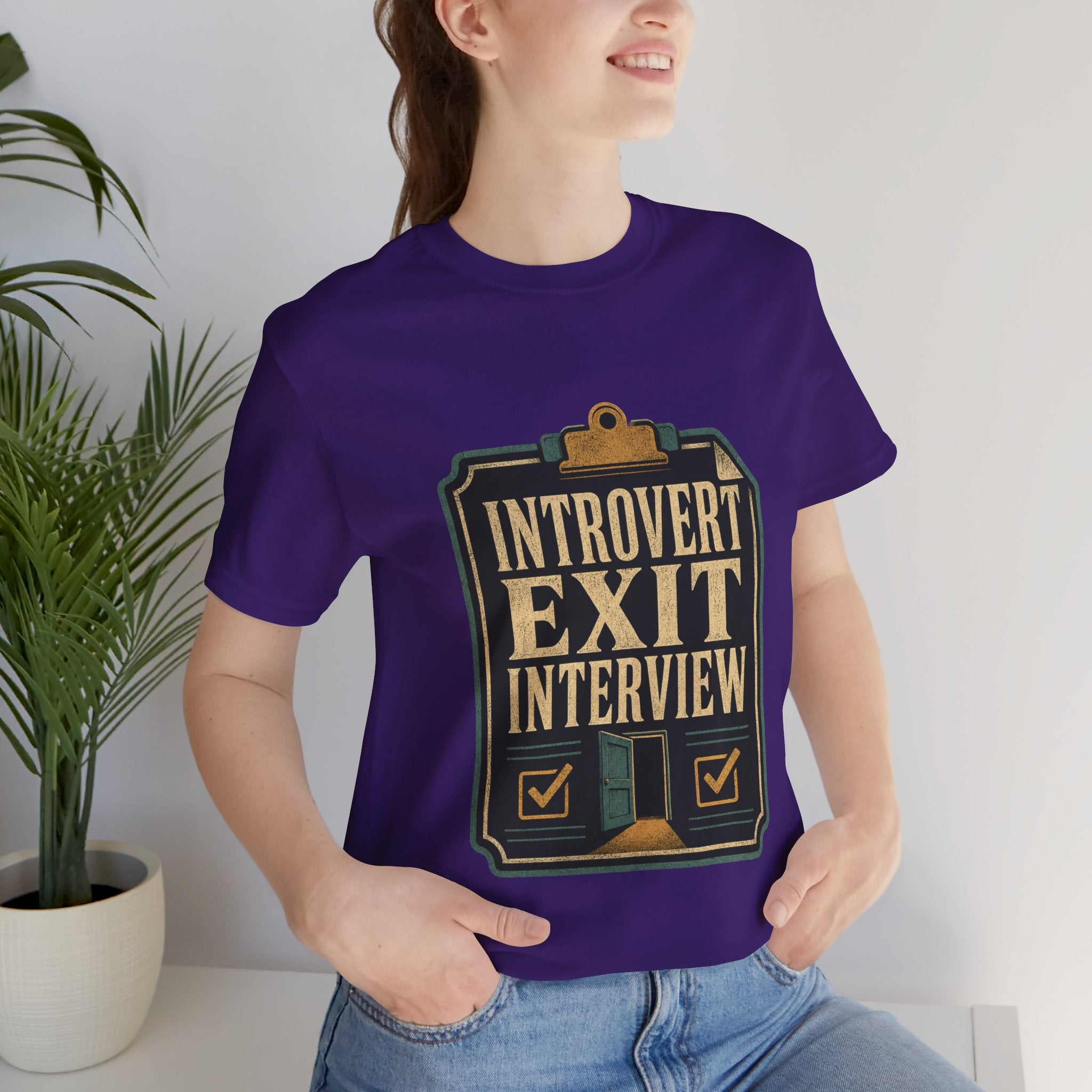 Introvert Exit Interview Unisex T-Shirt