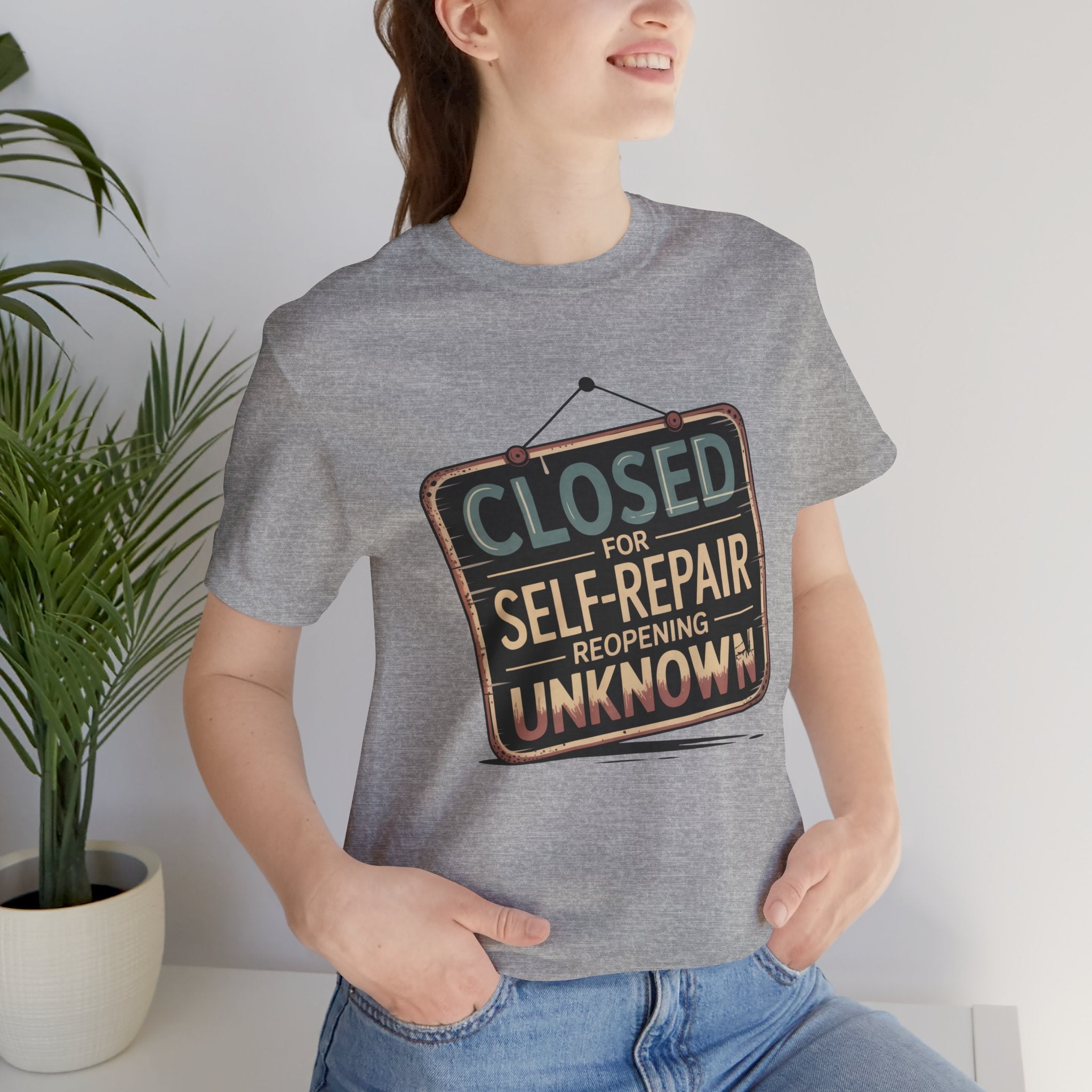 Closed For Self-Repair Unisex T-Shirt