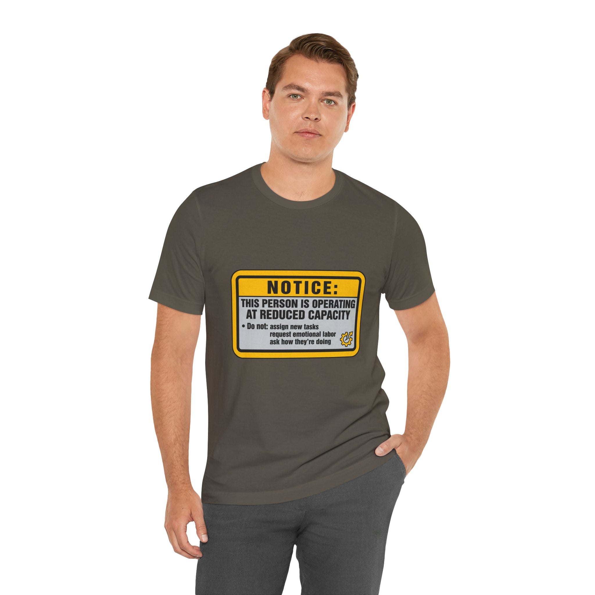 Operating At Reduced Capacity Unisex T-Shirt