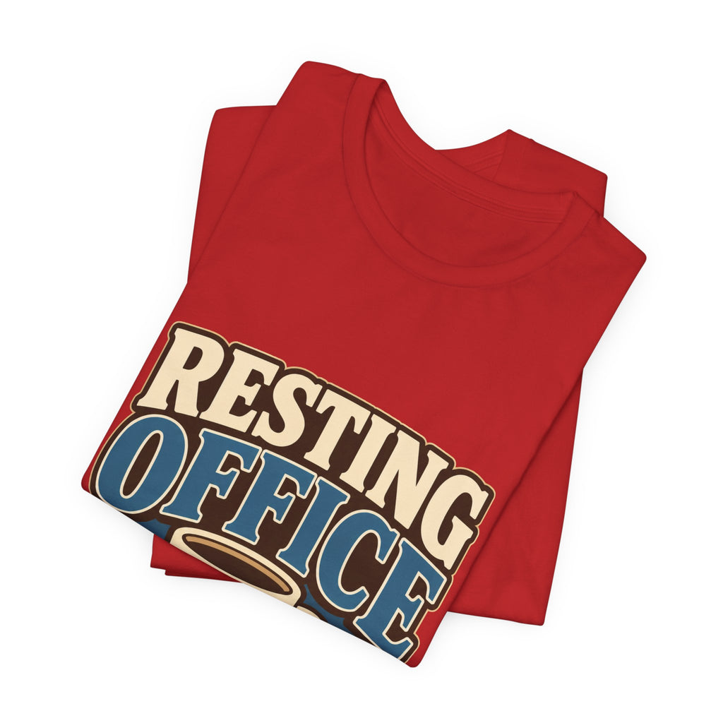 Resting Office Face Unisex T-Shirt