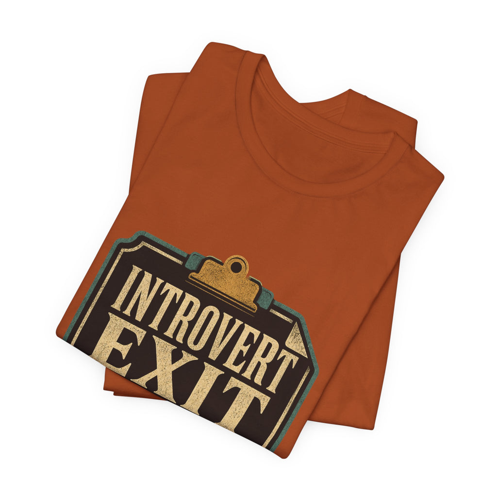 Introvert Exit Interview Unisex T-Shirt