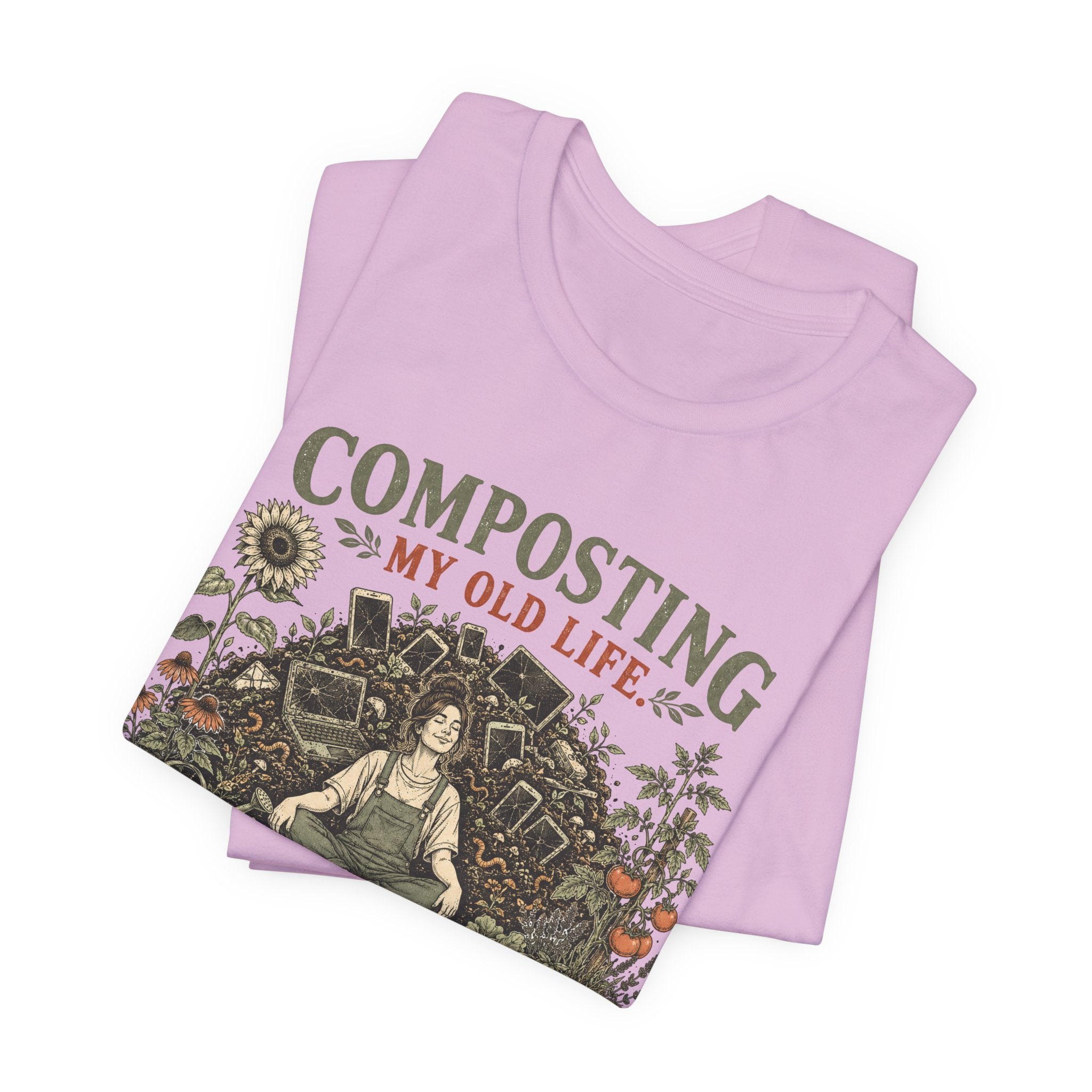 Composting My Old Life Growing Something Better Unisex T-Shirt