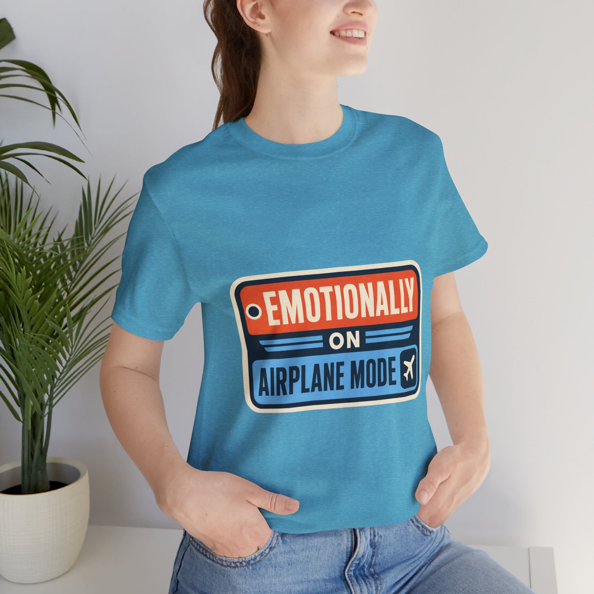 Emotionally On Airplane Mode Unisex T-Shirt