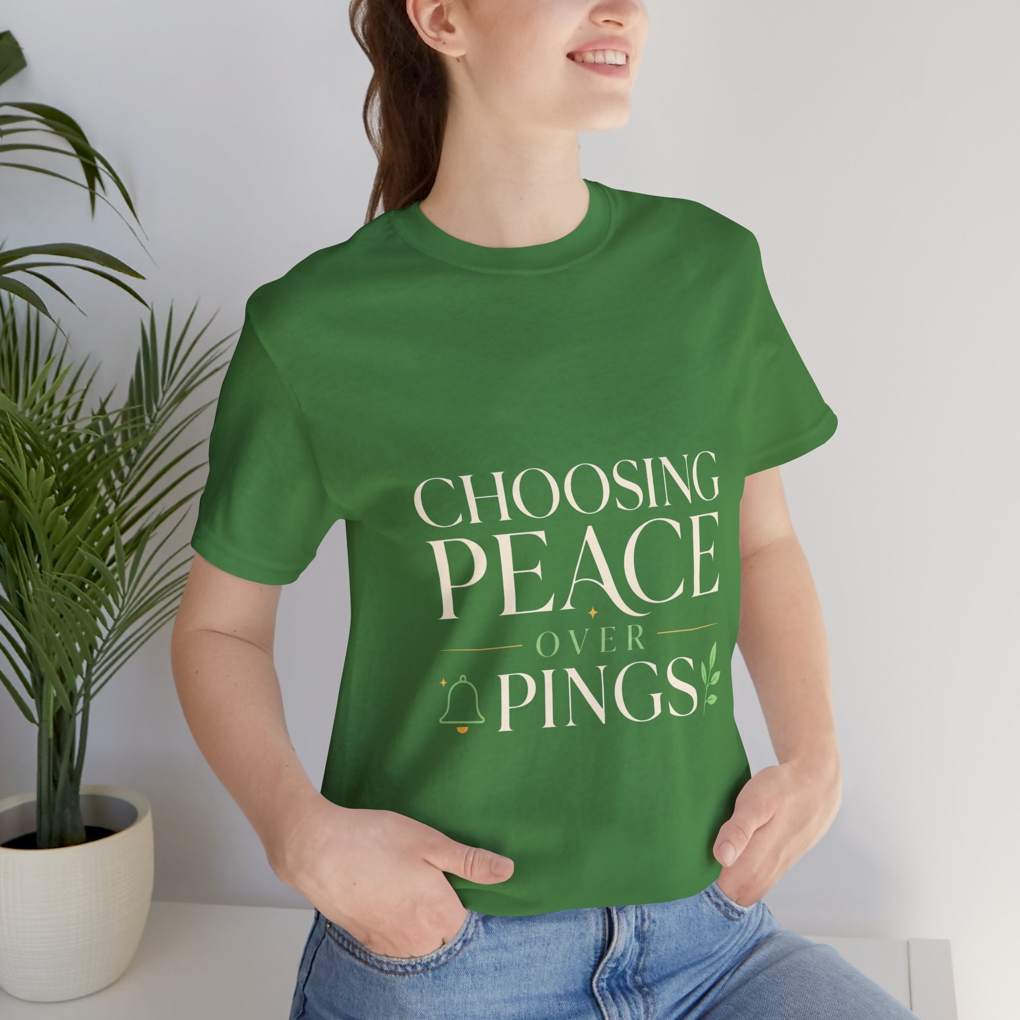 Choosing Peace Over Pings Unisex T-Shirt