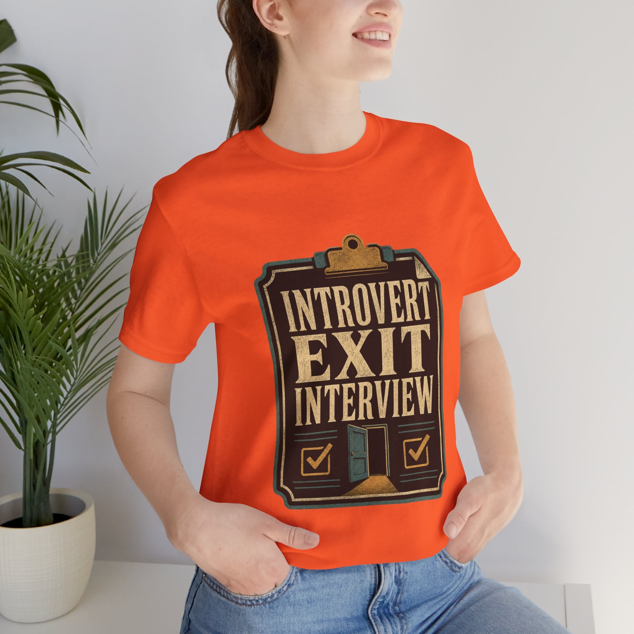 Introvert Exit Interview Unisex T-Shirt