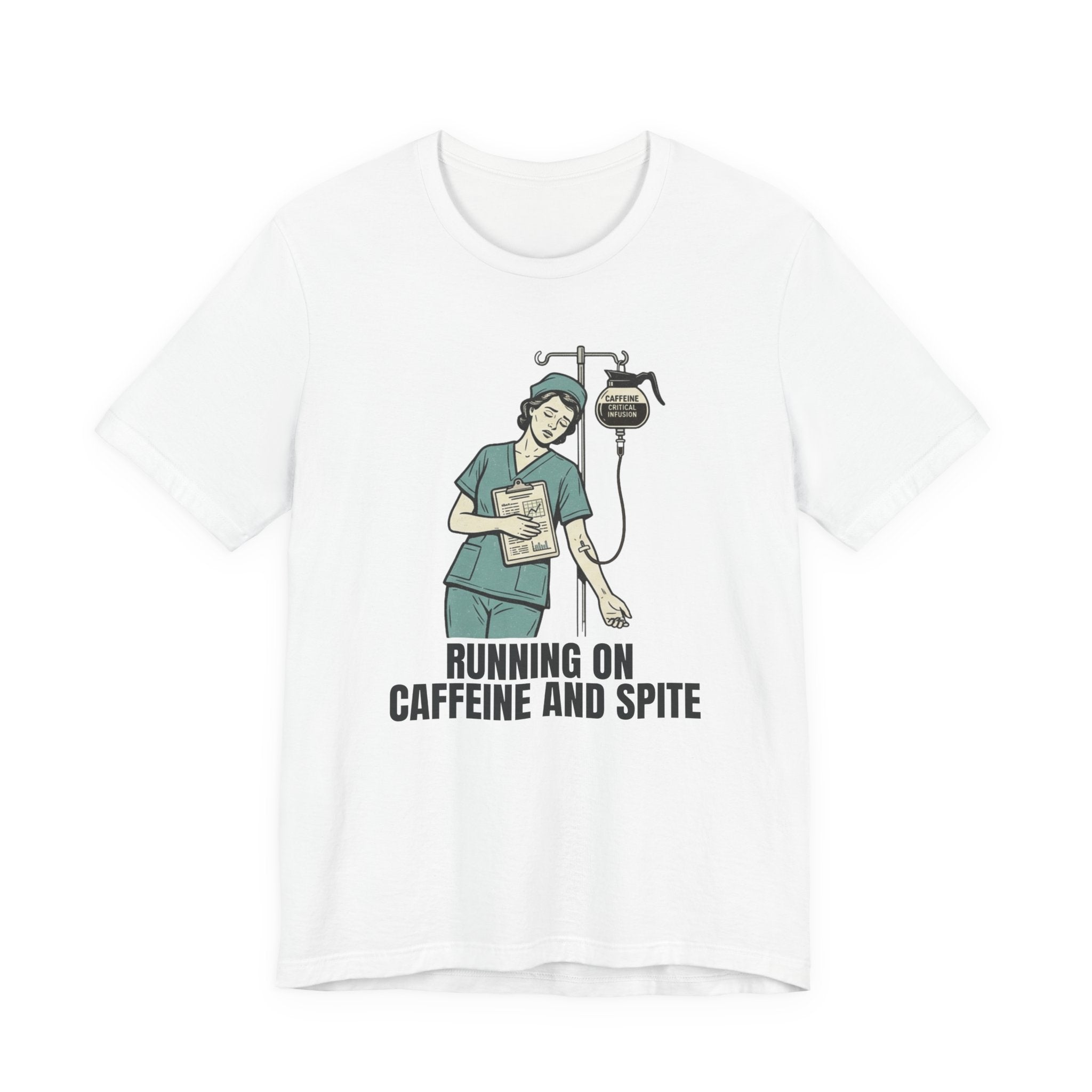 Running on Caffeine and Spite Unisex T-Shirt