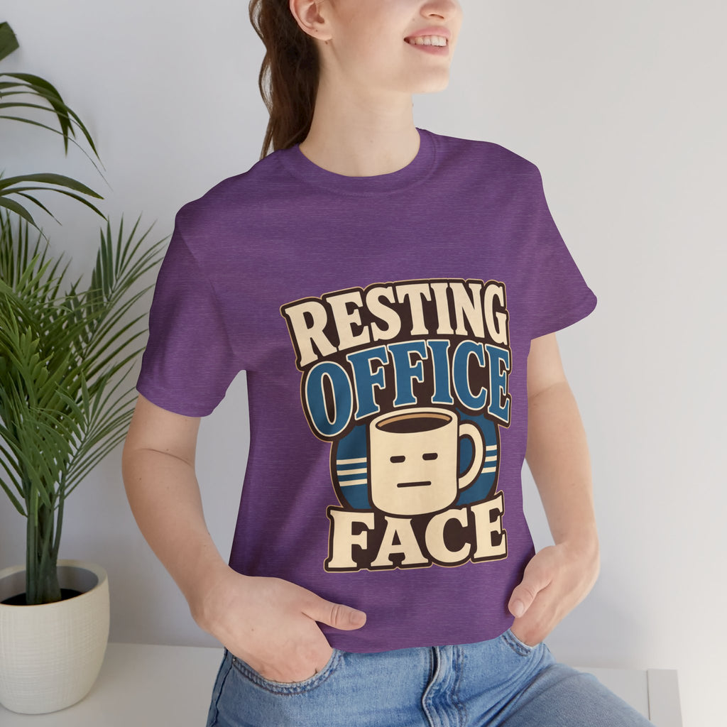Resting Office Face Unisex T-Shirt