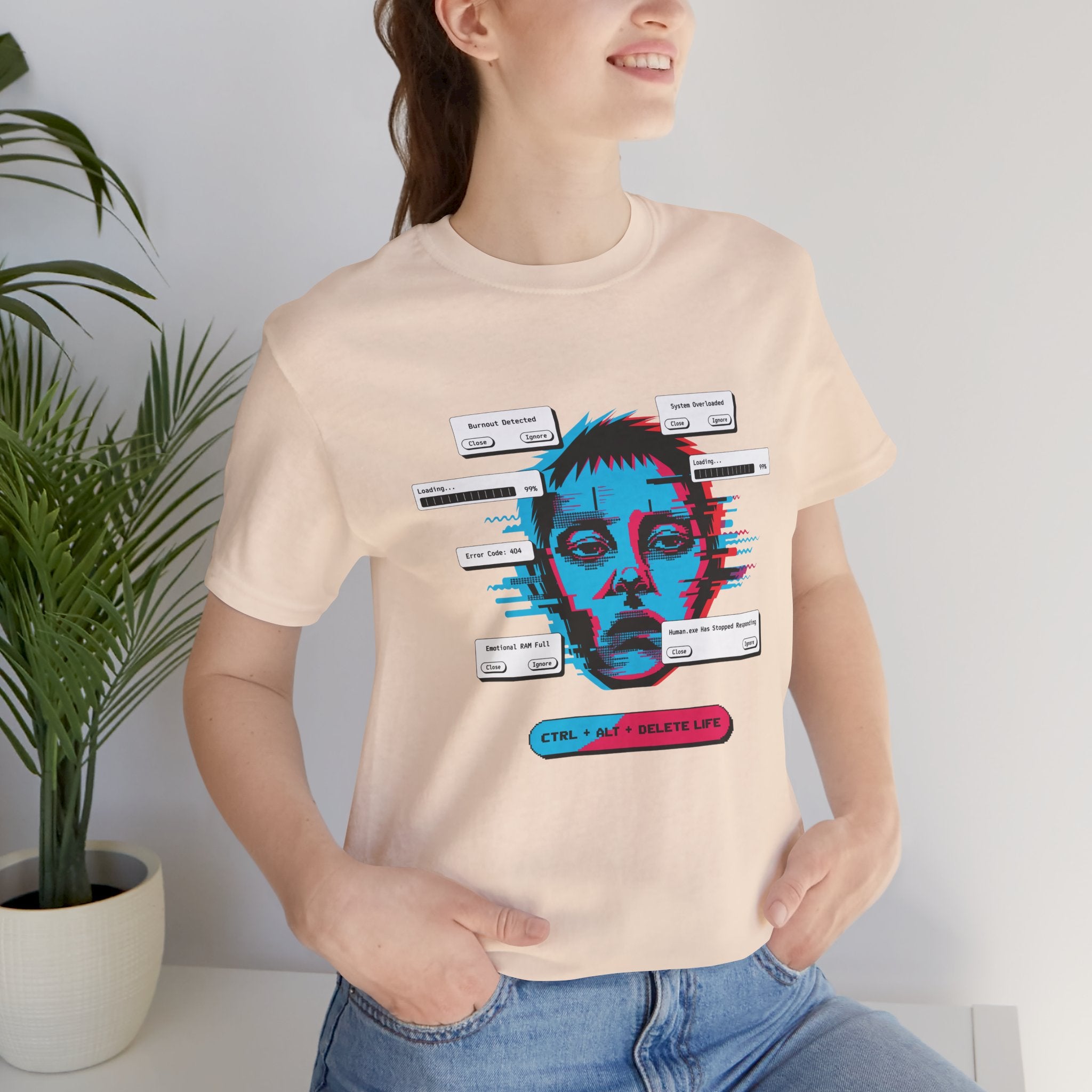 Human.exe Has Stopped Responding Unisex T-Shirt