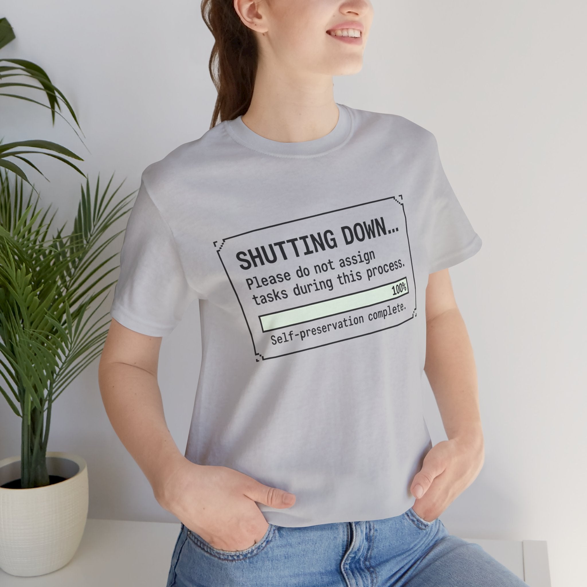 Shutting Down Please Do Not Assign Tasks Unisex T-Shirt