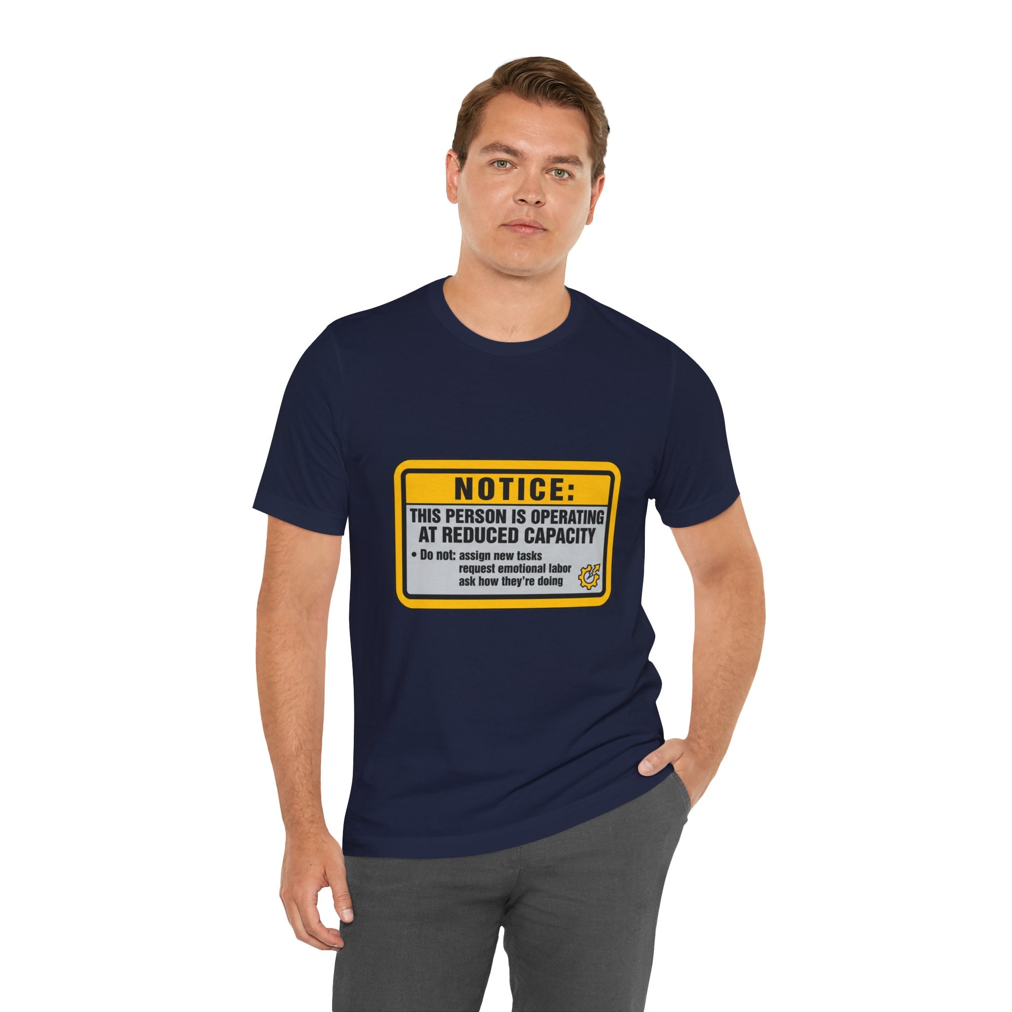 Operating At Reduced Capacity Unisex T-Shirt