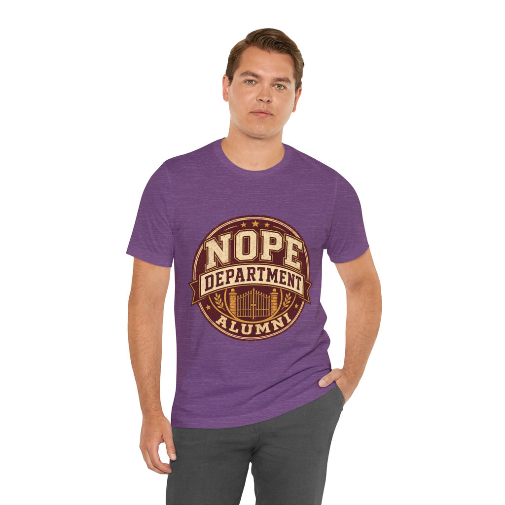 Nope Department Alumni Unisex T-Shirt
