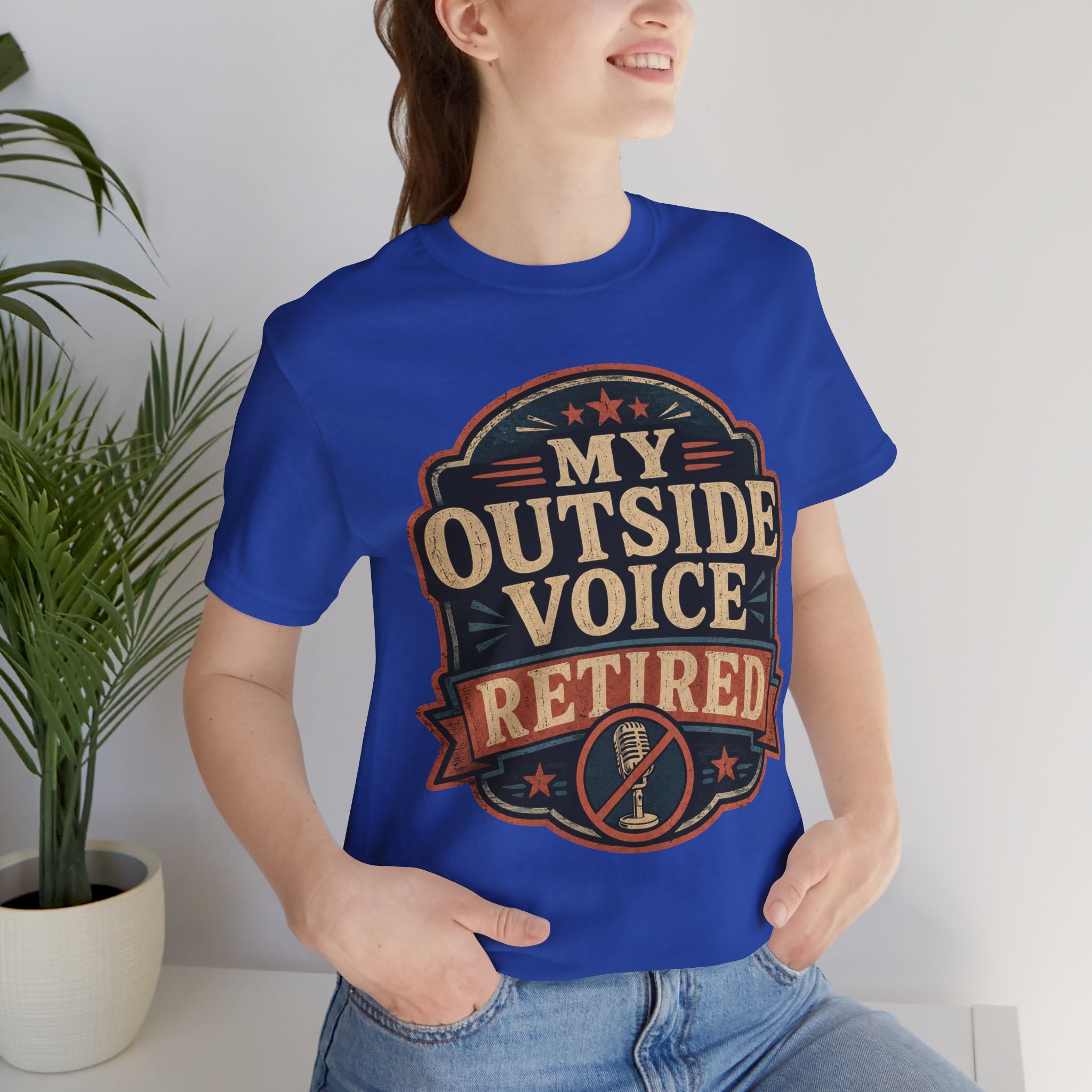 My Outside Voice Retired Unisex T-Shirt