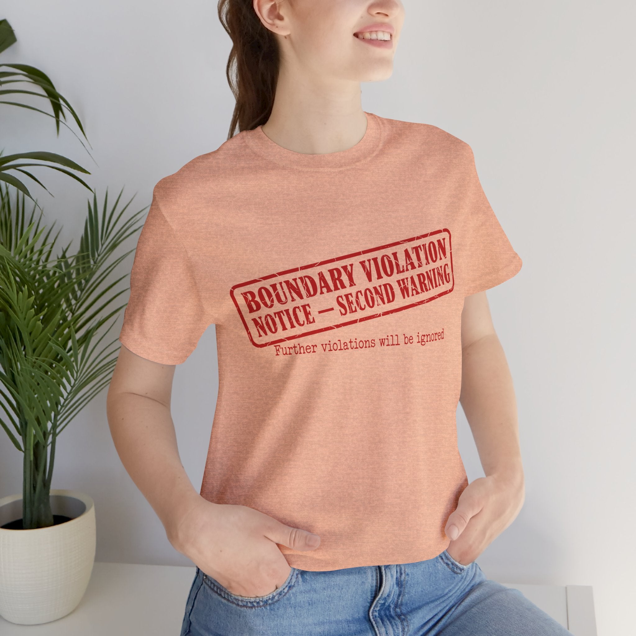 Boundary Violation Notice Unisex T-Shirt