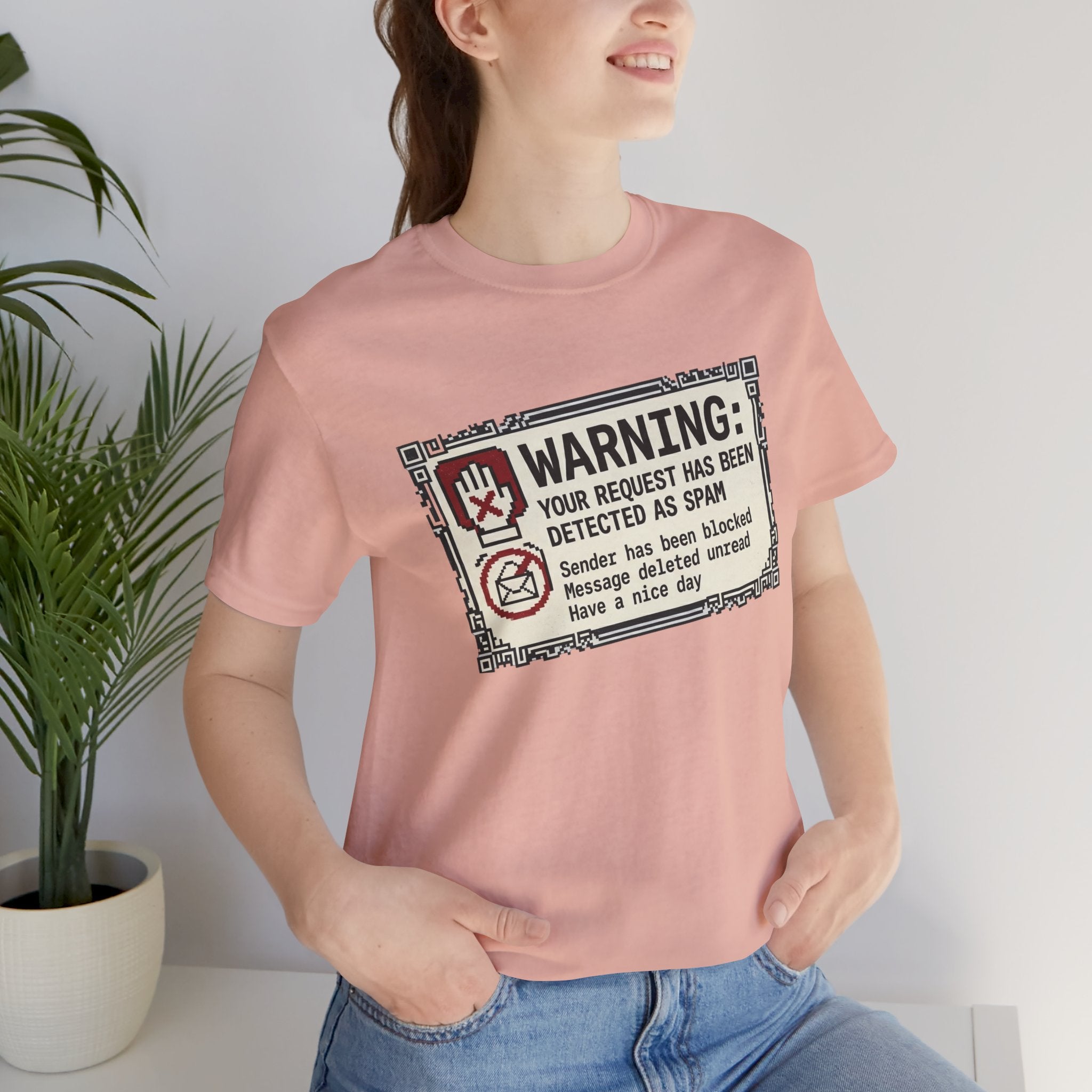 Warning: Your Request Has Been Detected as Spam Unisex T-Shirt