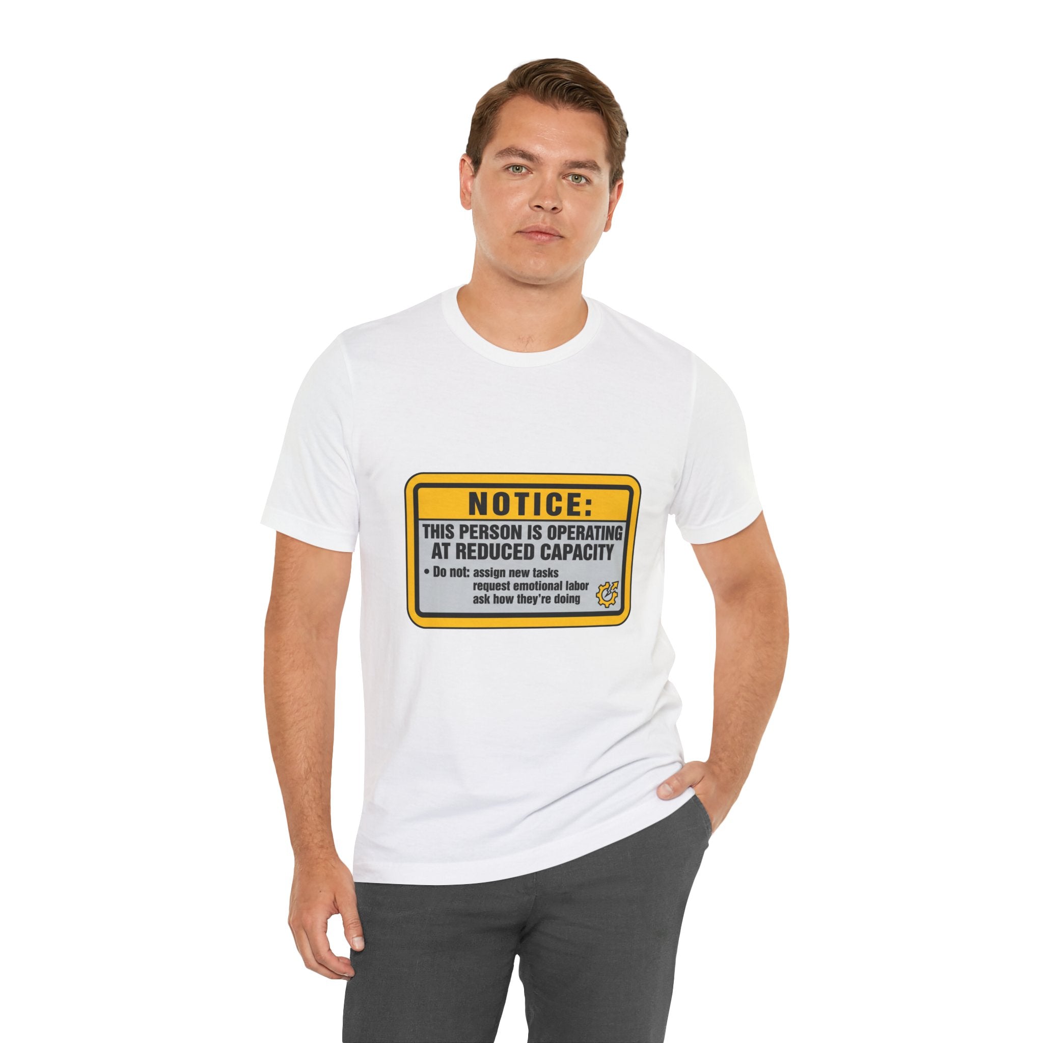 Operating At Reduced Capacity Unisex T-Shirt