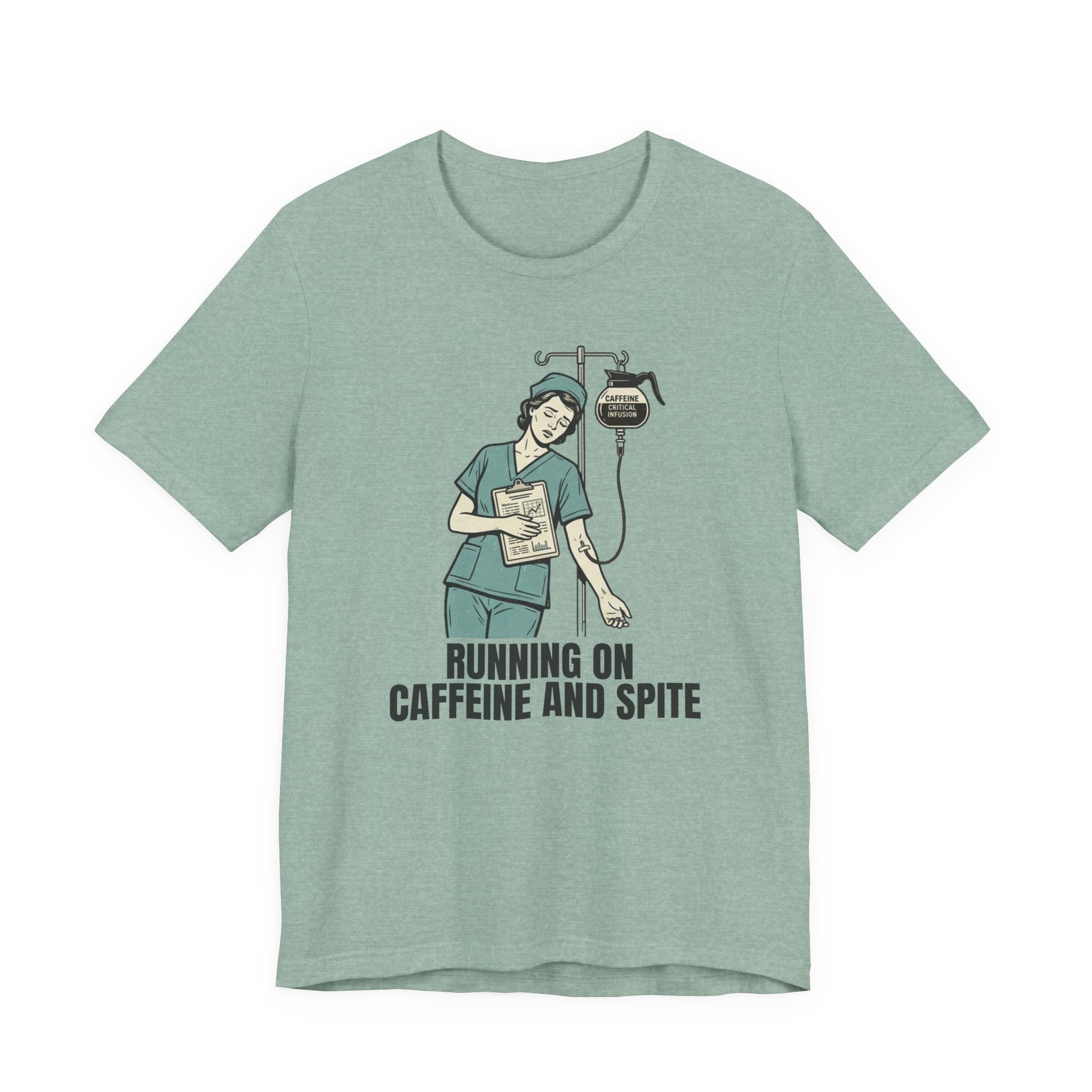 Running on Caffeine and Spite Unisex T-Shirt