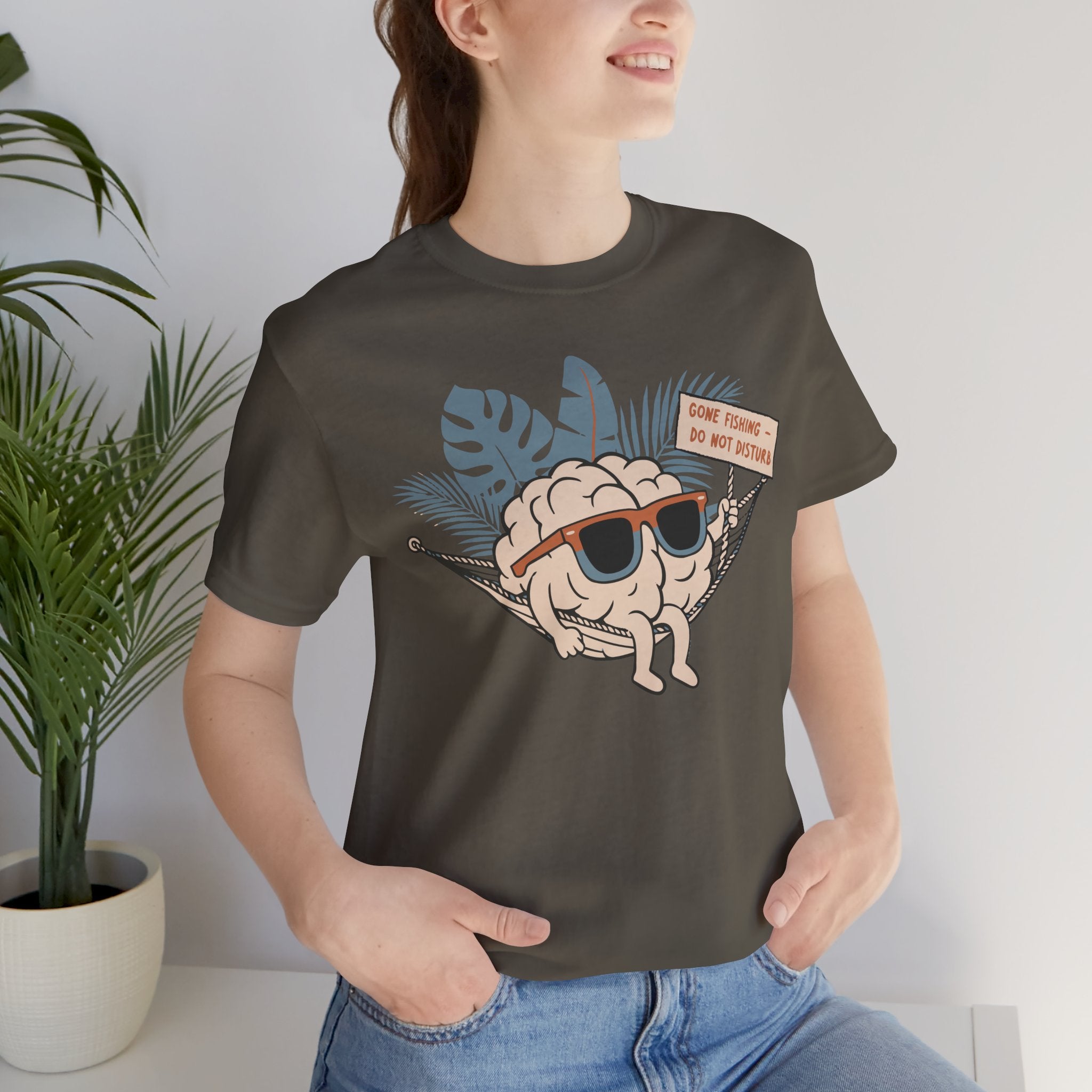 Title Brain Out of Office Unisex T-Shirt