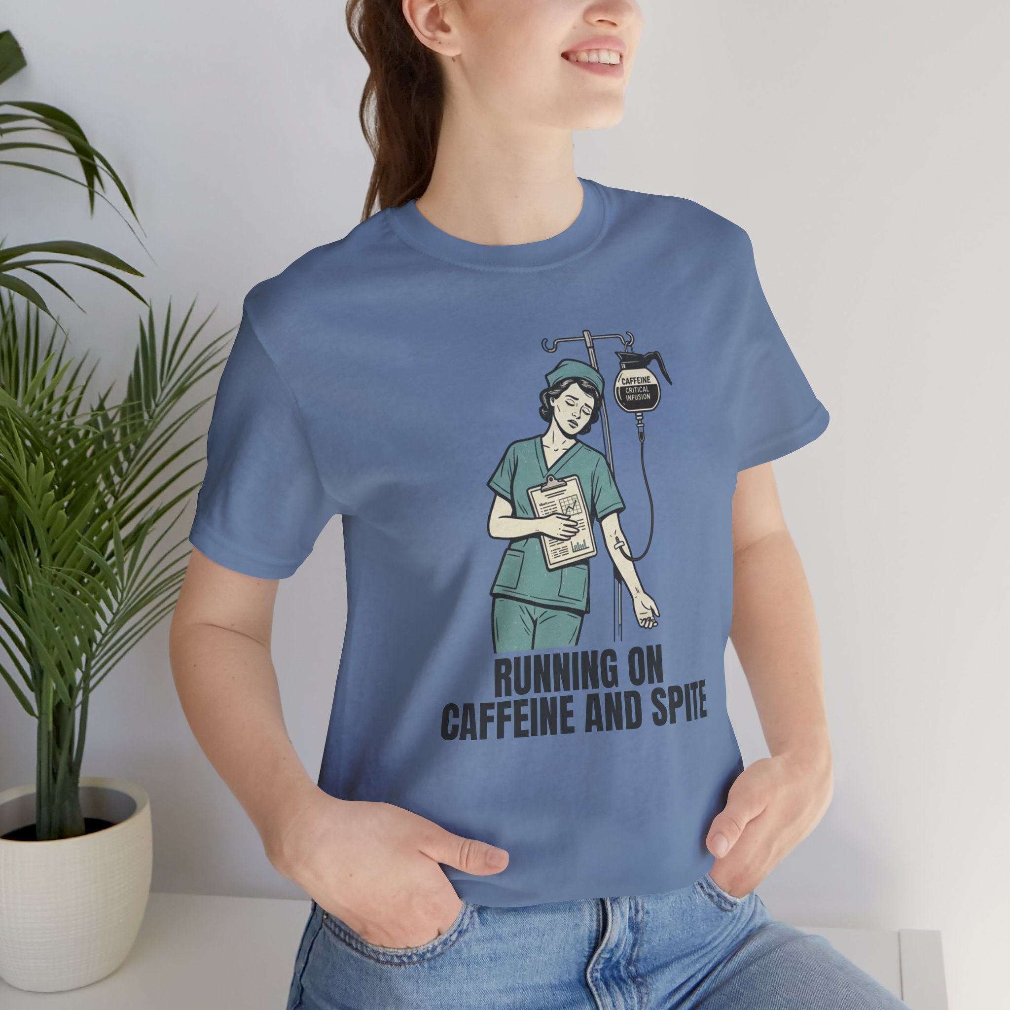 Running on Caffeine and Spite Unisex T-Shirt