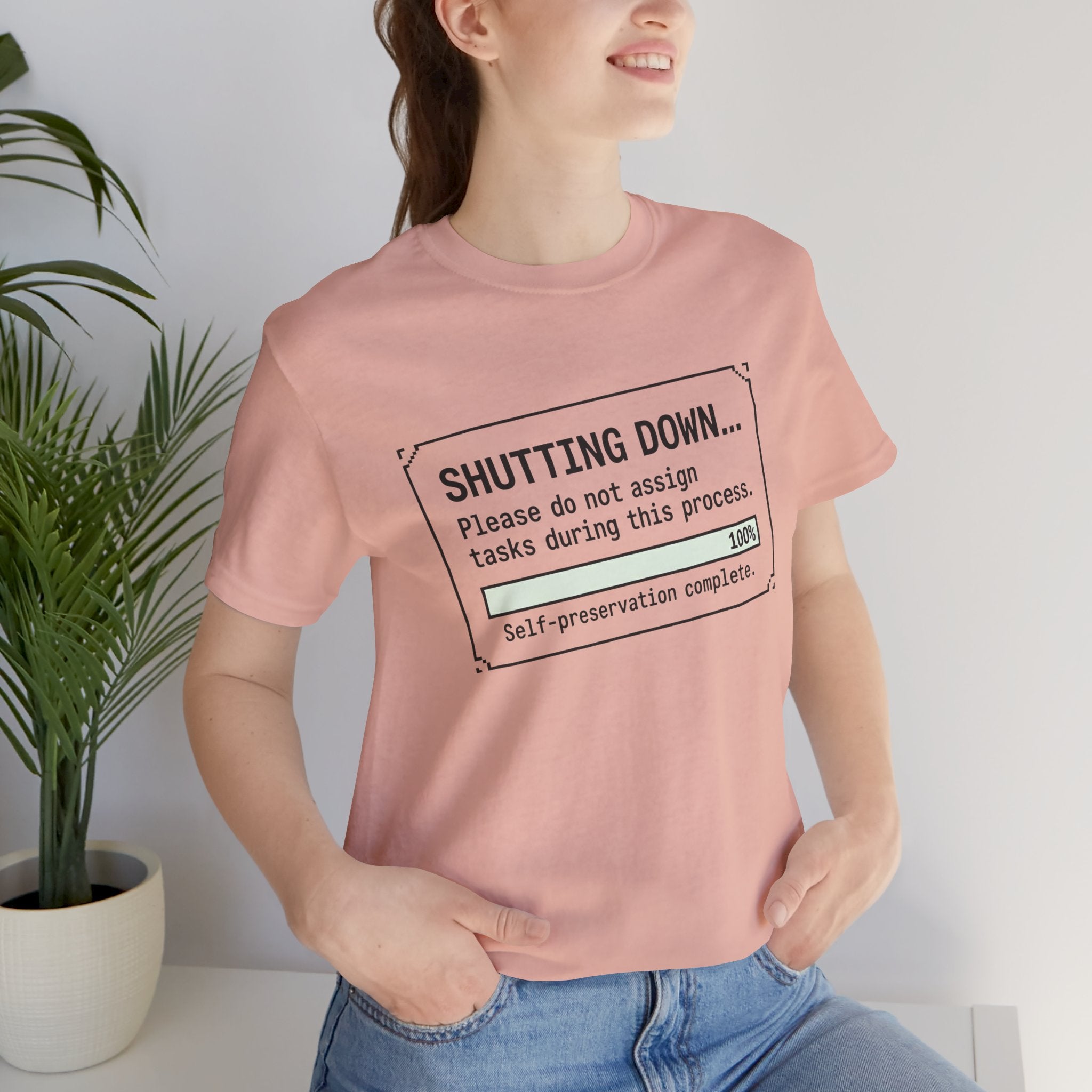 Shutting Down Please Do Not Assign Tasks Unisex T-Shirt