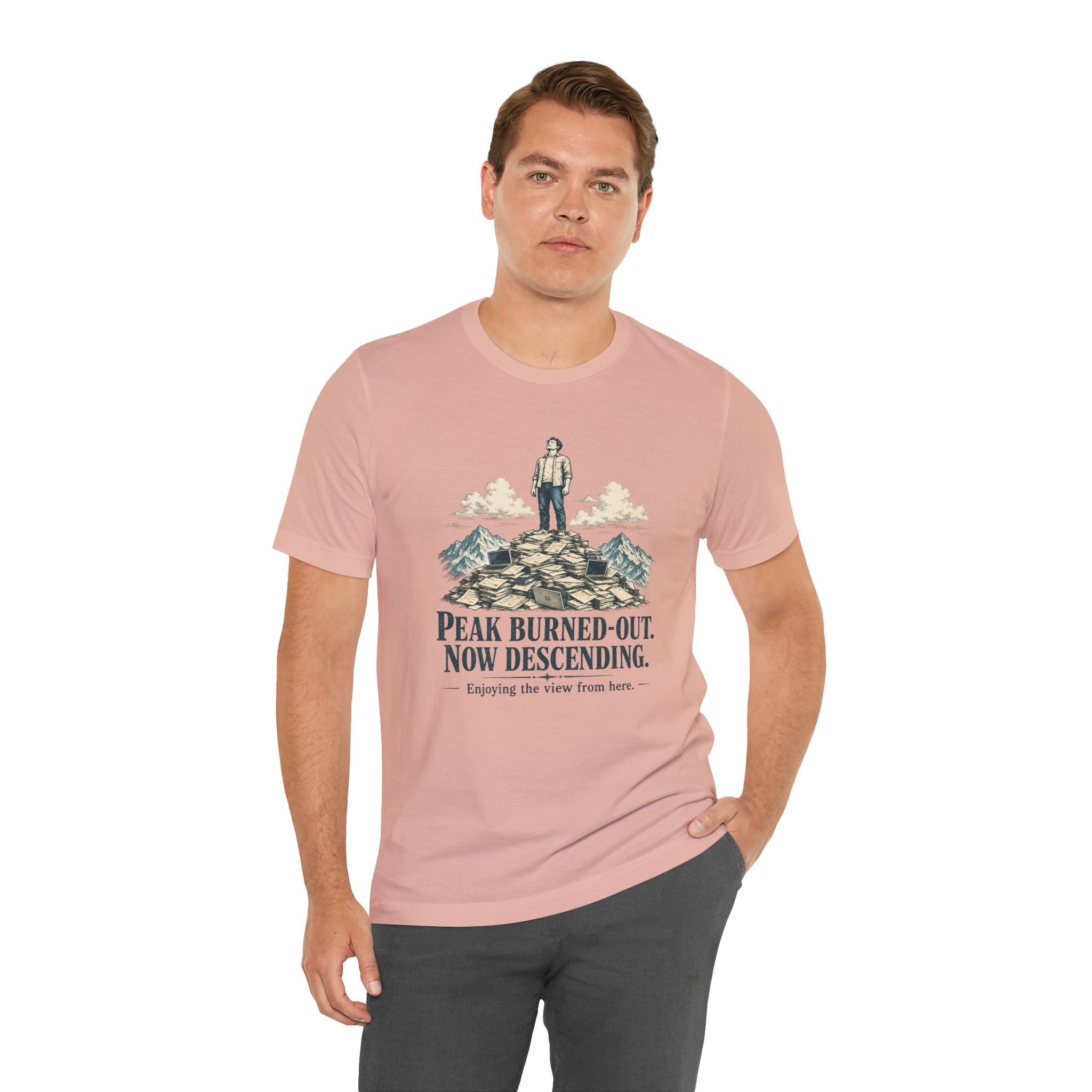 Peak Burned Out Now Descending Unisex T-Shirt