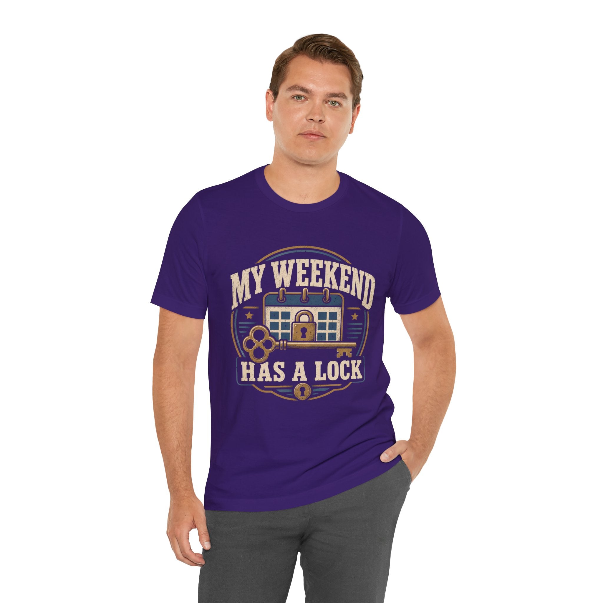 My Weekend Has A Lock Unisex T-Shirt