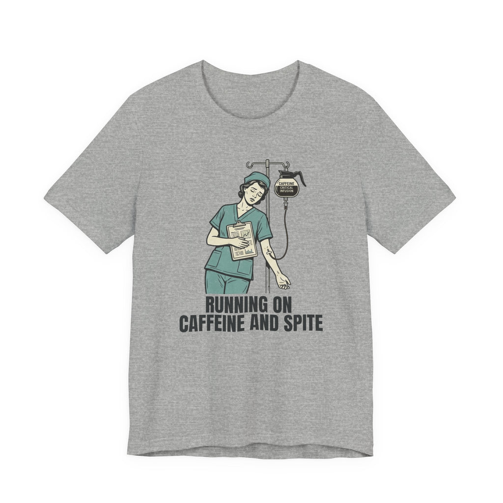 Running on Caffeine and Spite Unisex T-Shirt
