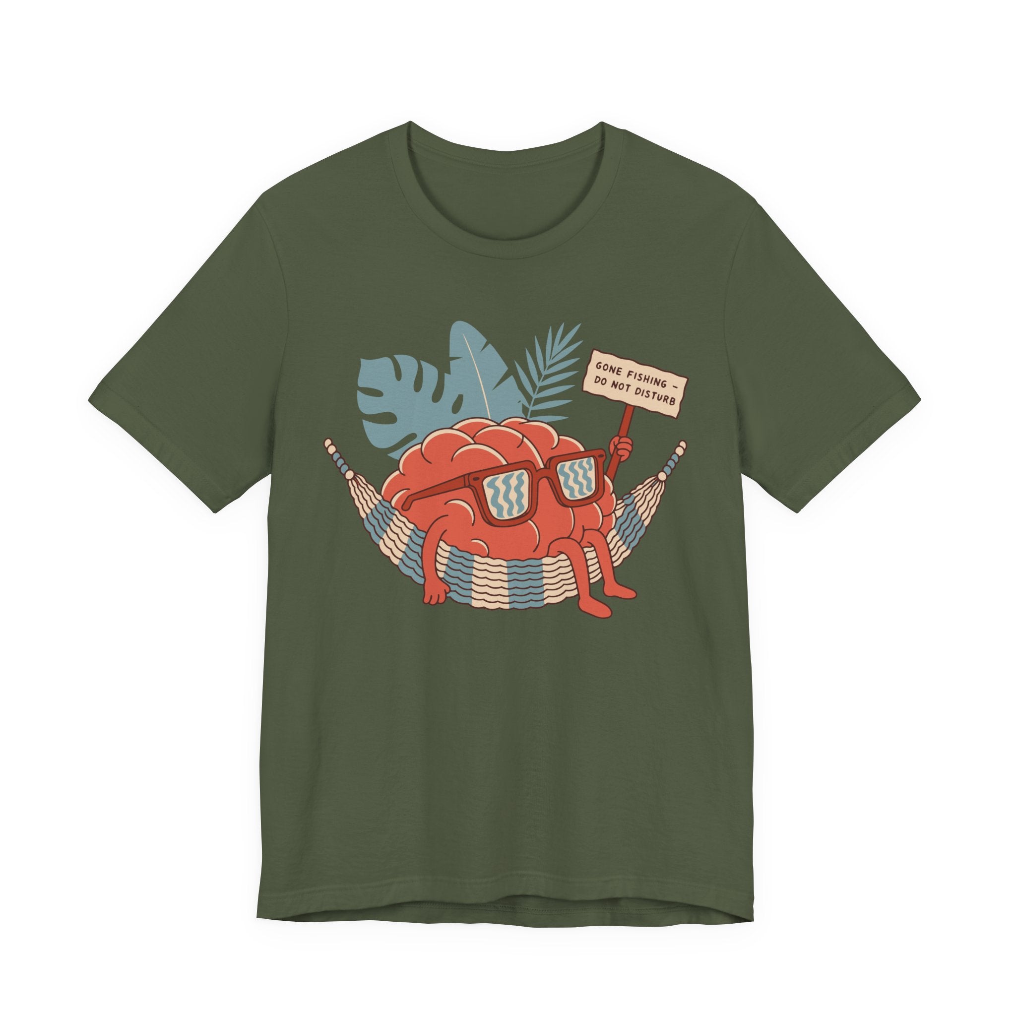 Brain Gone Fishing Unisex T-Shirt