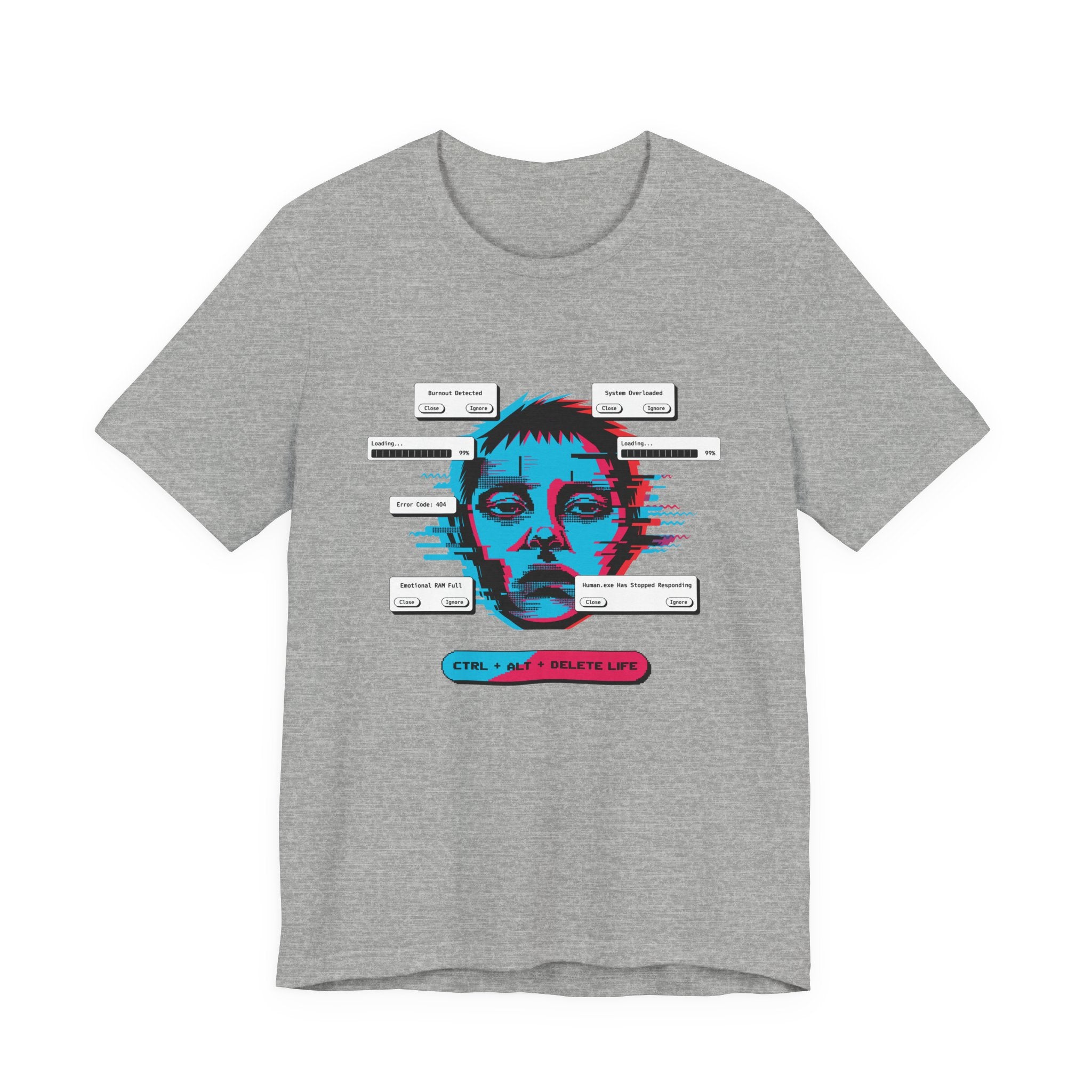 Human.exe Has Stopped Responding Unisex T-Shirt