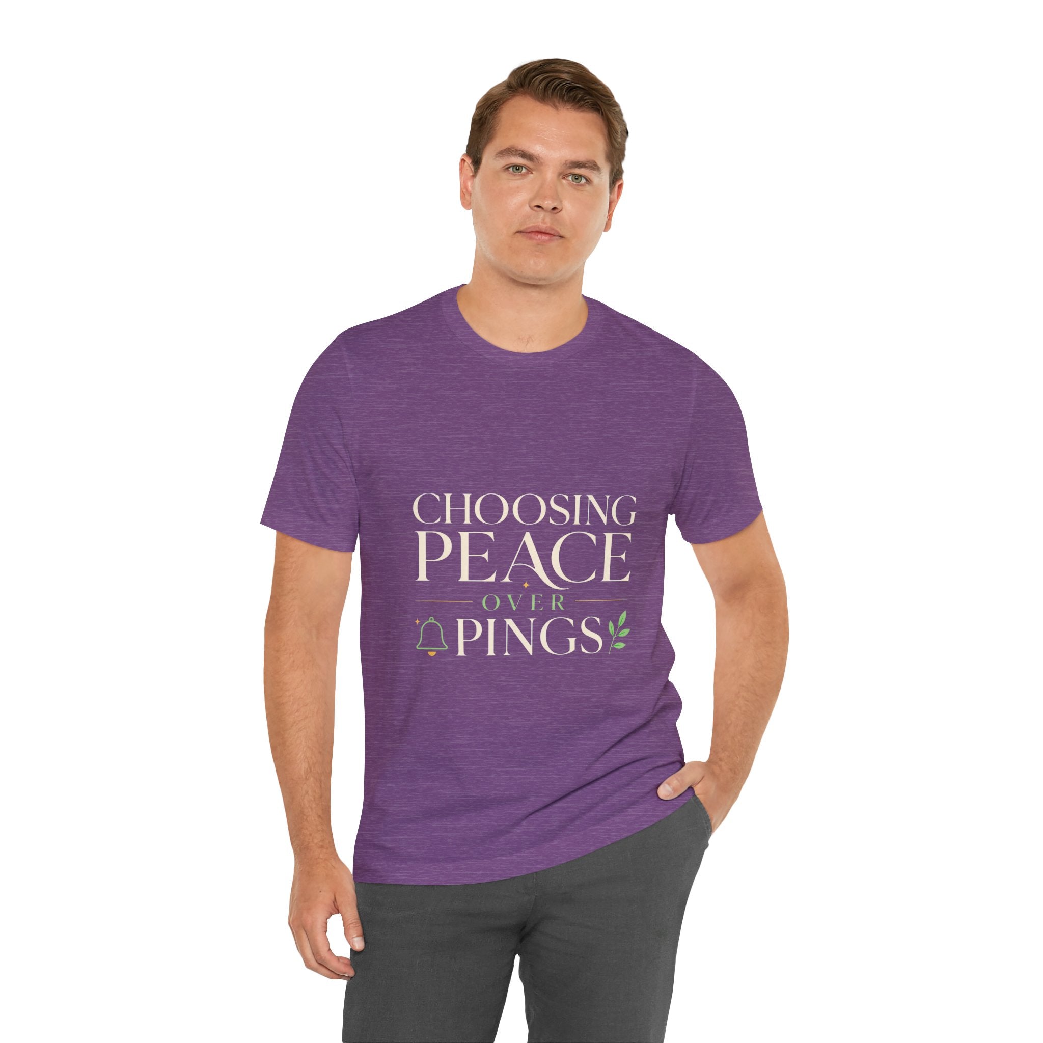 Choosing Peace Over Pings Unisex T-Shirt
