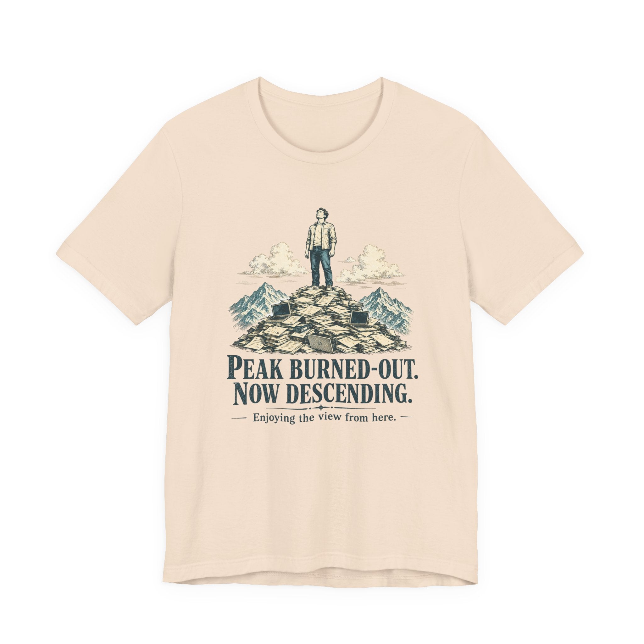 Peak Burned Out Now Descending Unisex T-Shirt