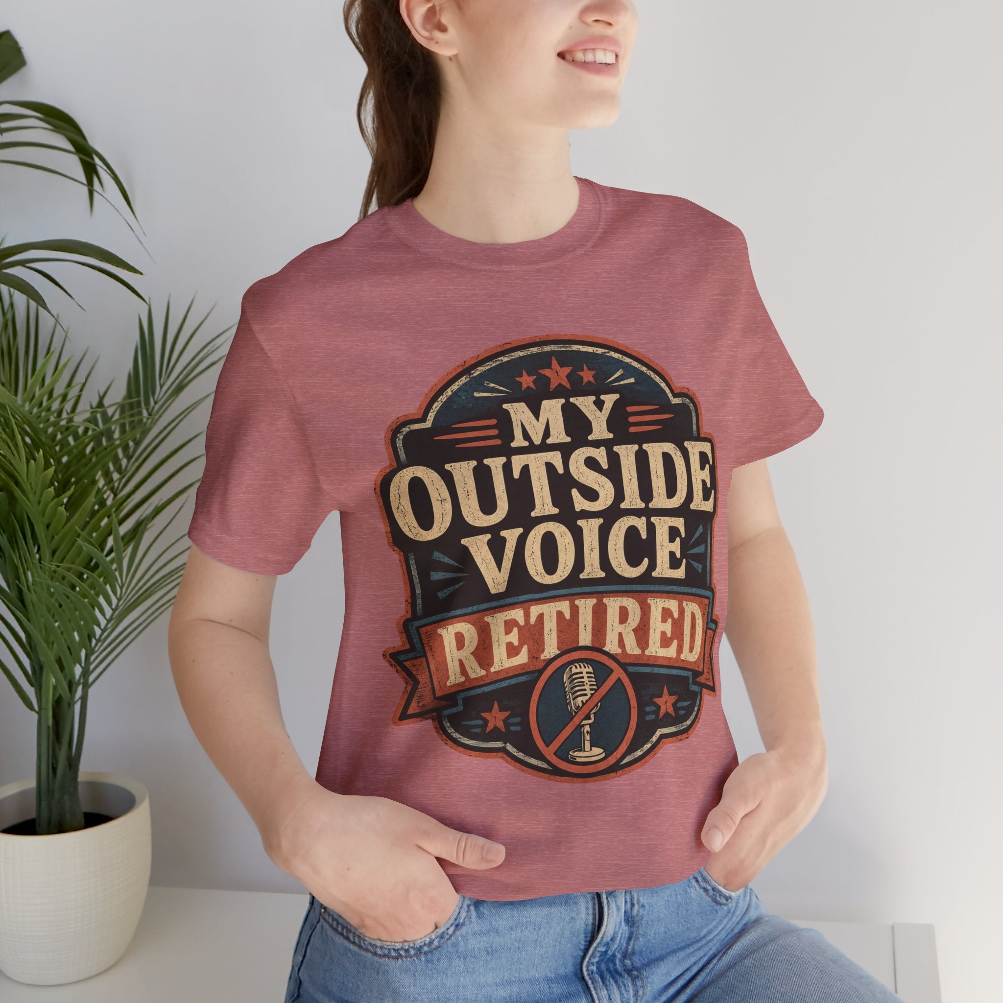 My Outside Voice Retired Unisex T-Shirt