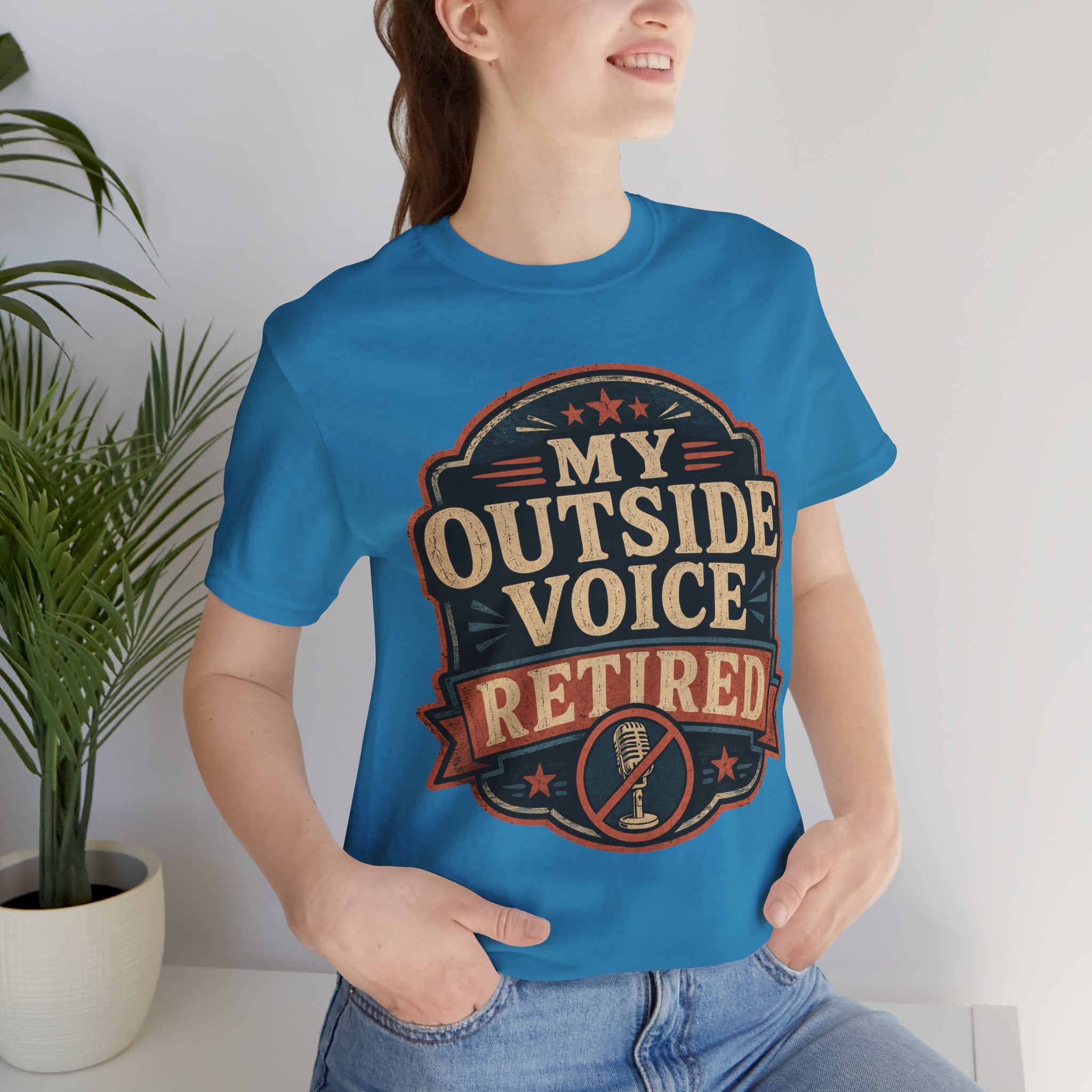 My Outside Voice Retired Unisex T-Shirt