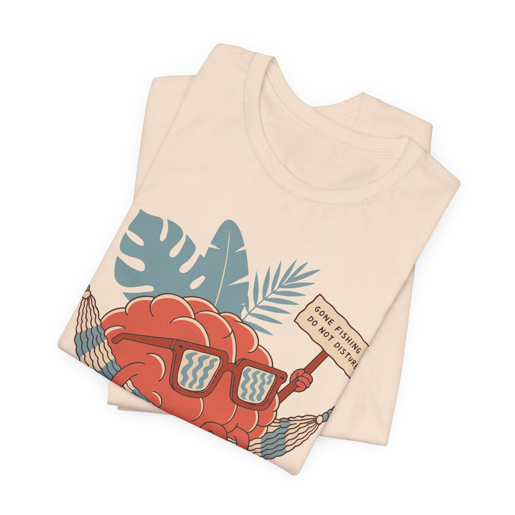 Brain Gone Fishing Unisex T-Shirt