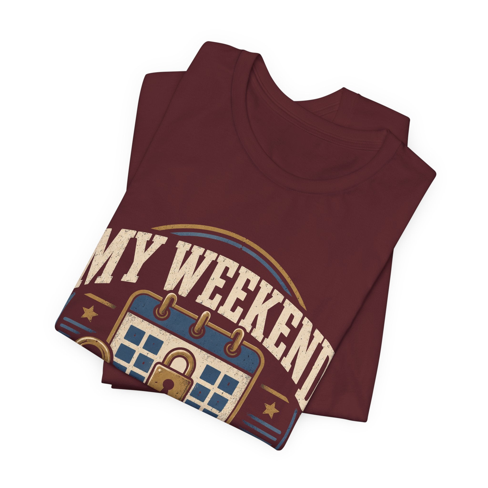 My Weekend Has A Lock Unisex T-Shirt