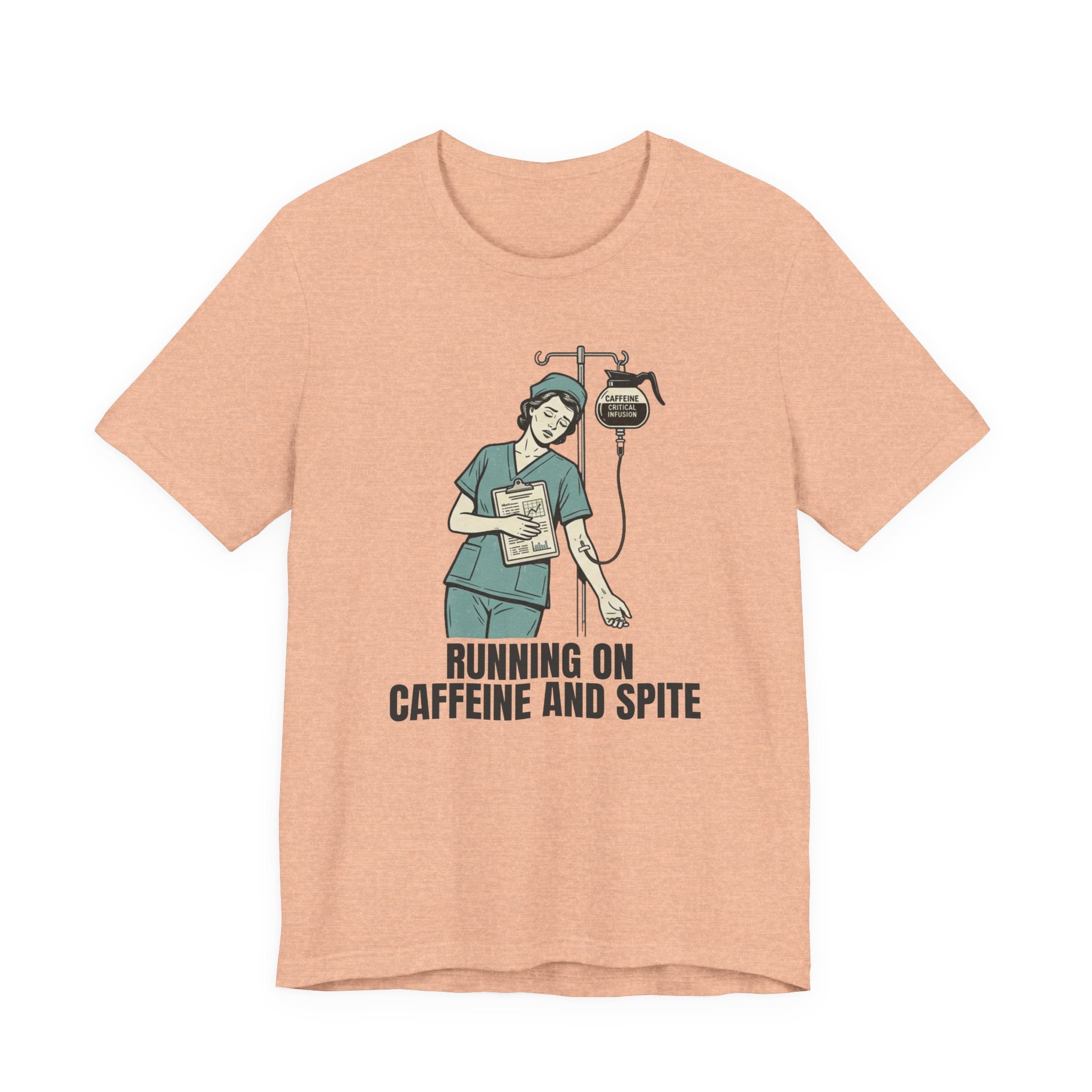 Running on Caffeine and Spite Unisex T-Shirt