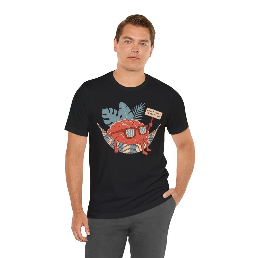 Brain Gone Fishing Unisex T-Shirt
