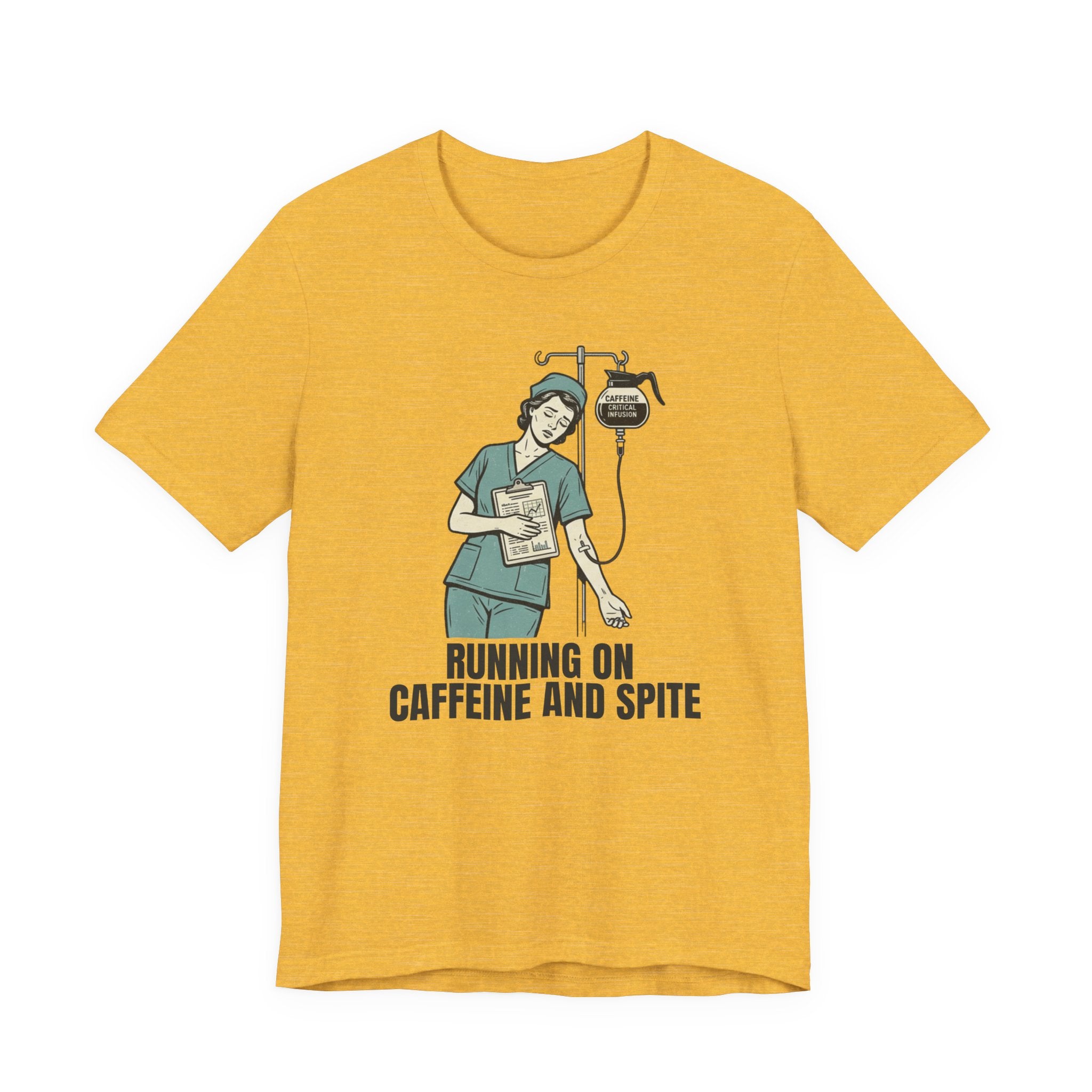 Running on Caffeine and Spite Unisex T-Shirt