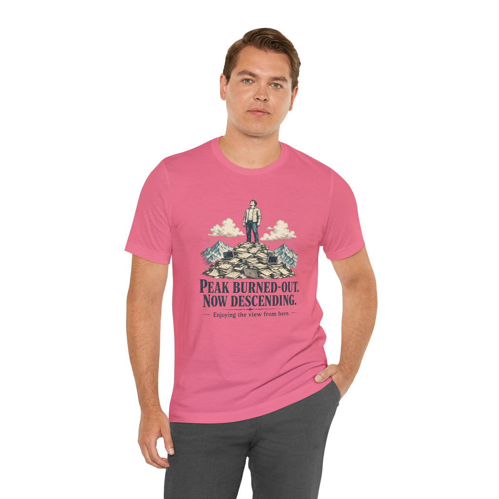 Peak Burned Out Now Descending Unisex T-Shirt
