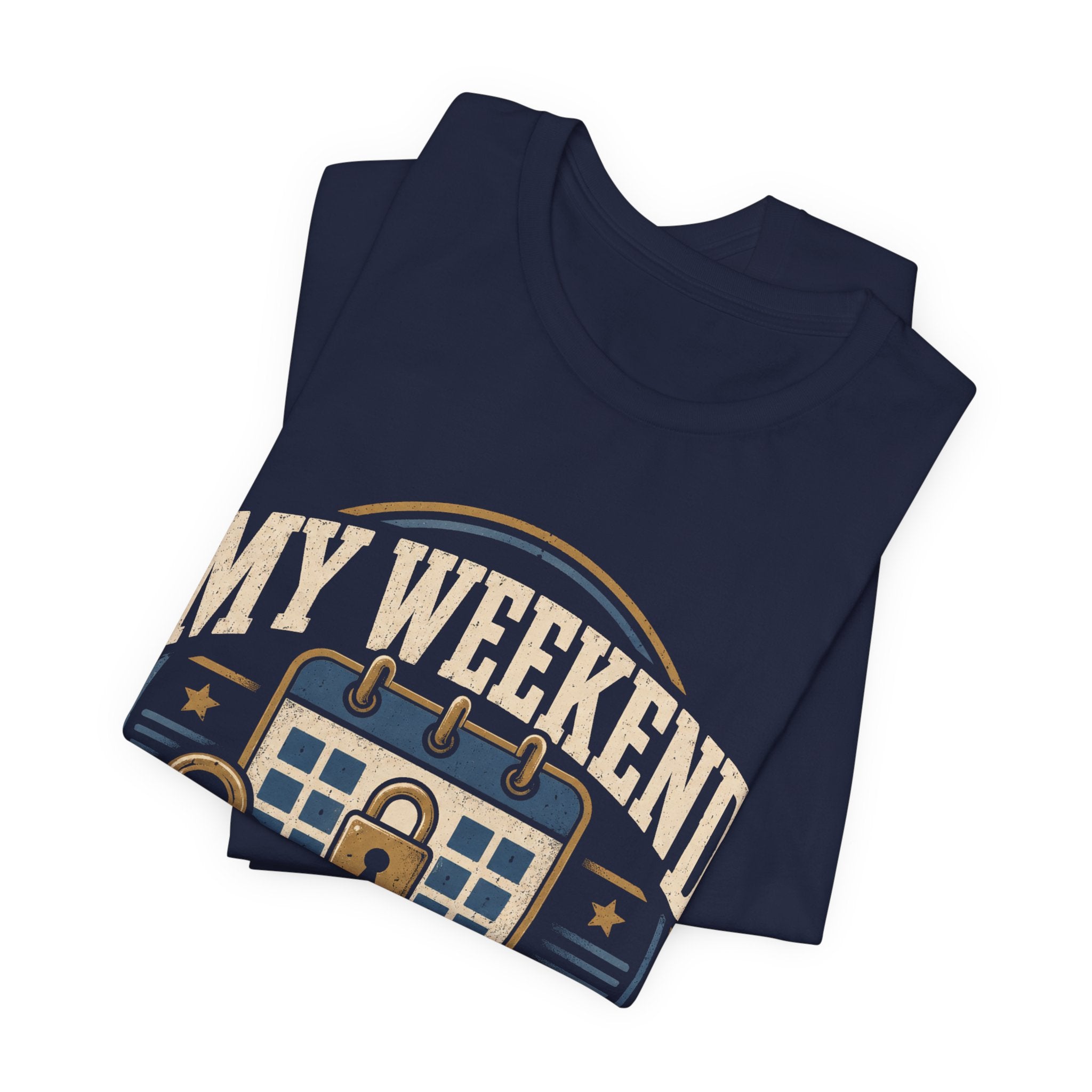 My Weekend Has A Lock Unisex T-Shirt