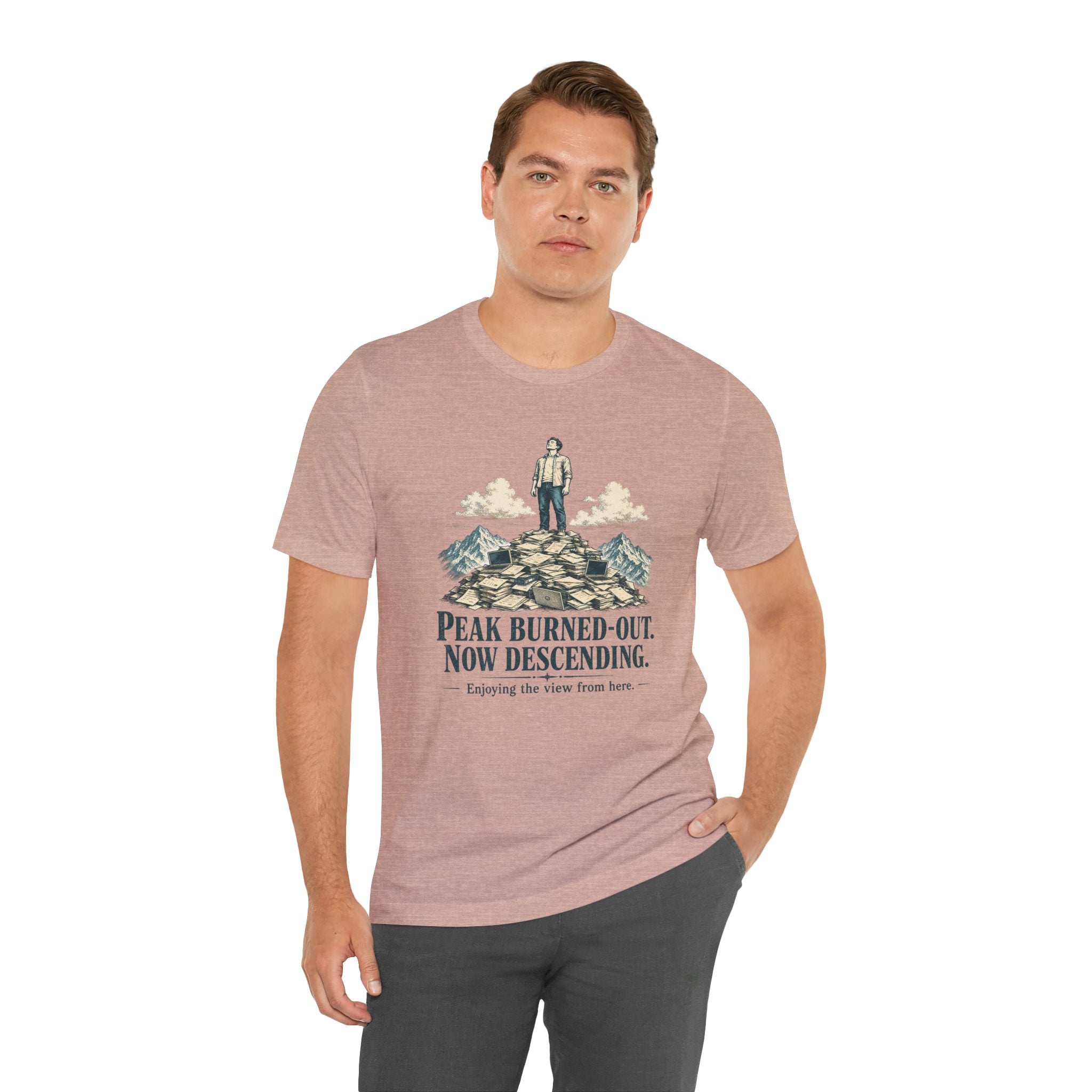 Peak Burned Out Now Descending Unisex T-Shirt