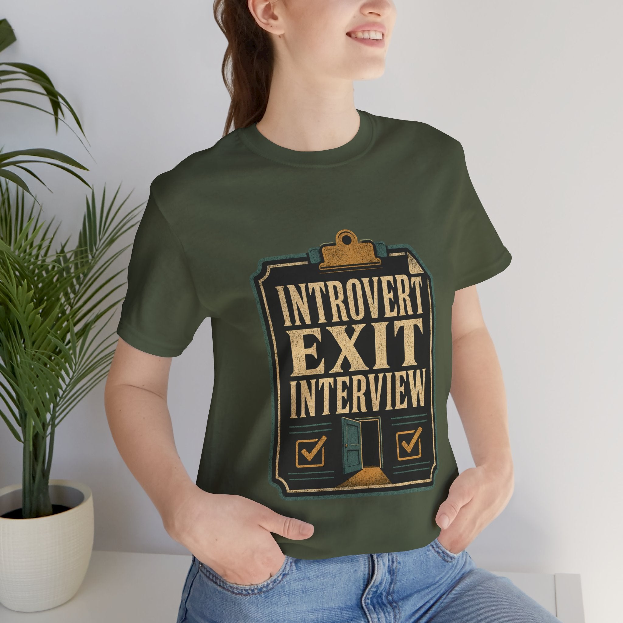Introvert Exit Interview Unisex T-Shirt