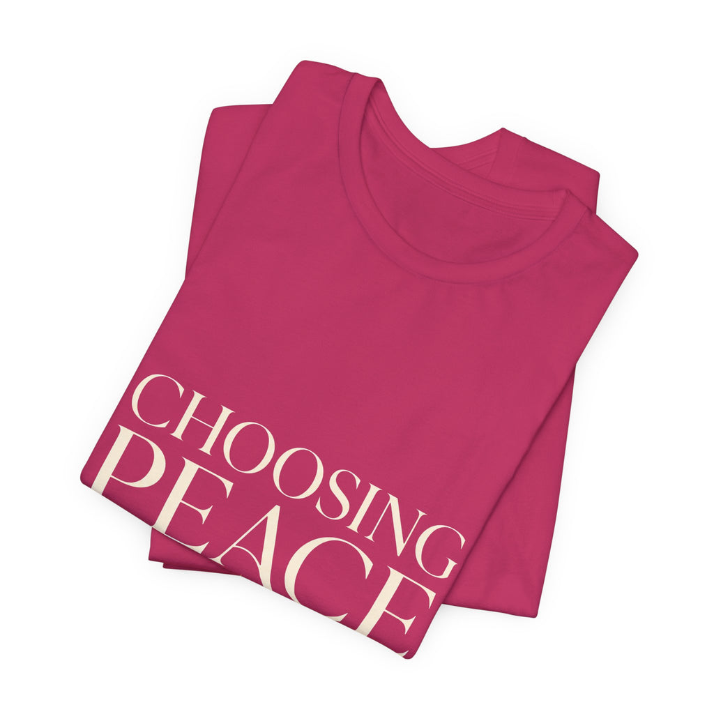 Choosing Peace Over Pings Unisex T-Shirt