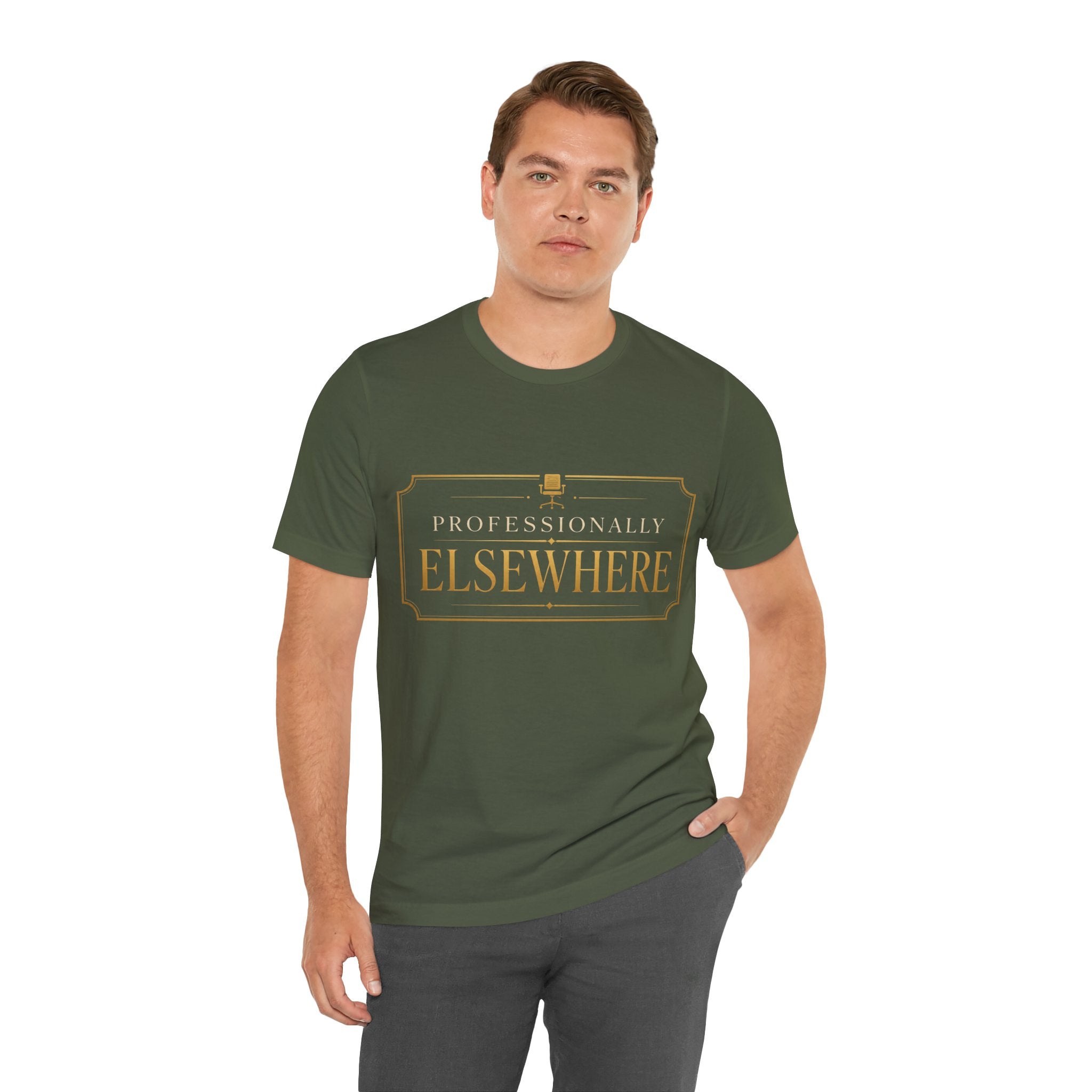 Professionally Elsewhere Unisex T-Shirt