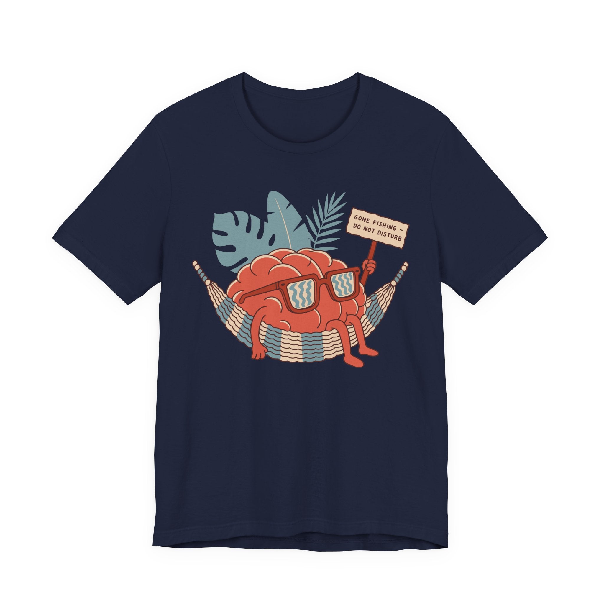 Brain Gone Fishing Unisex T-Shirt
