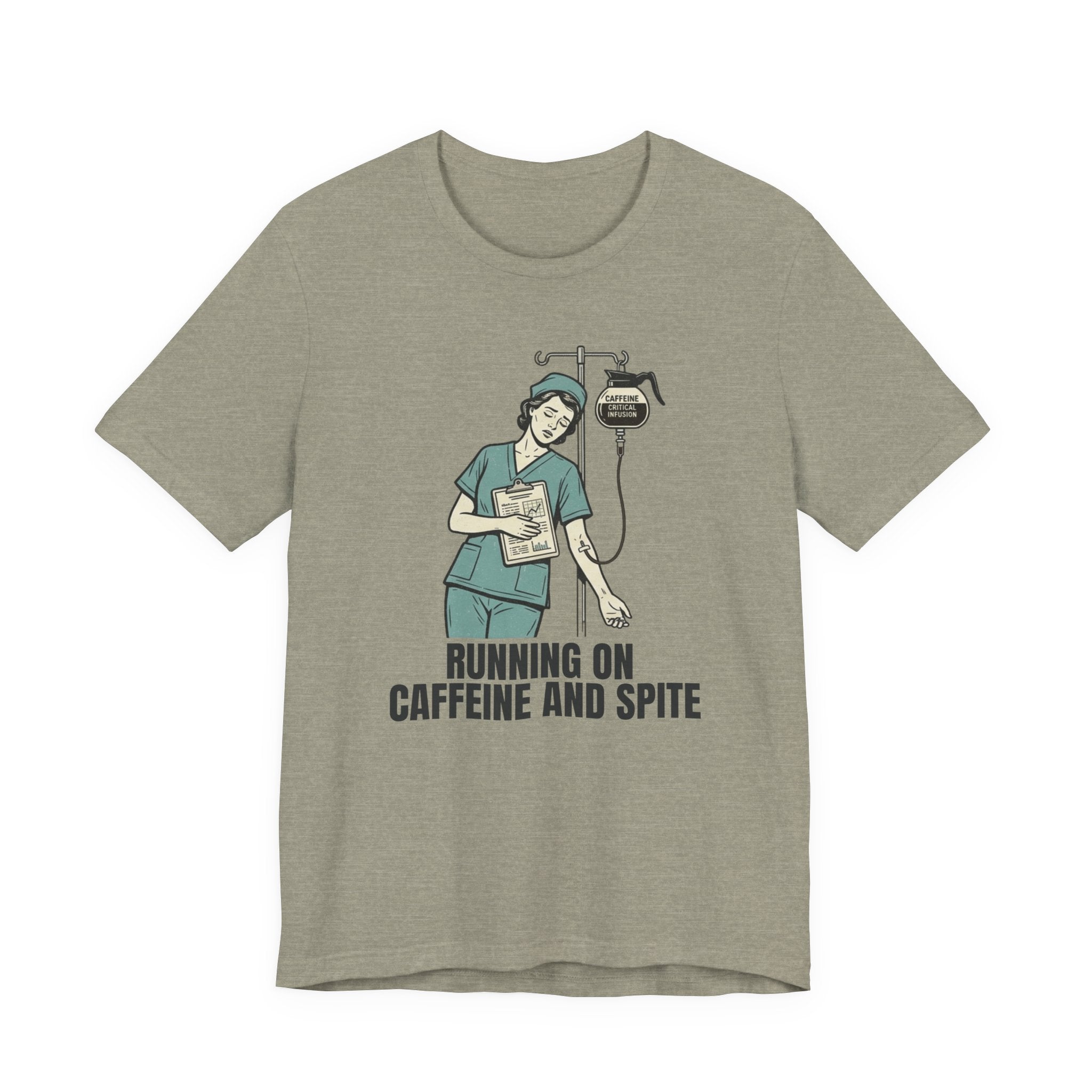 Running on Caffeine and Spite Unisex T-Shirt