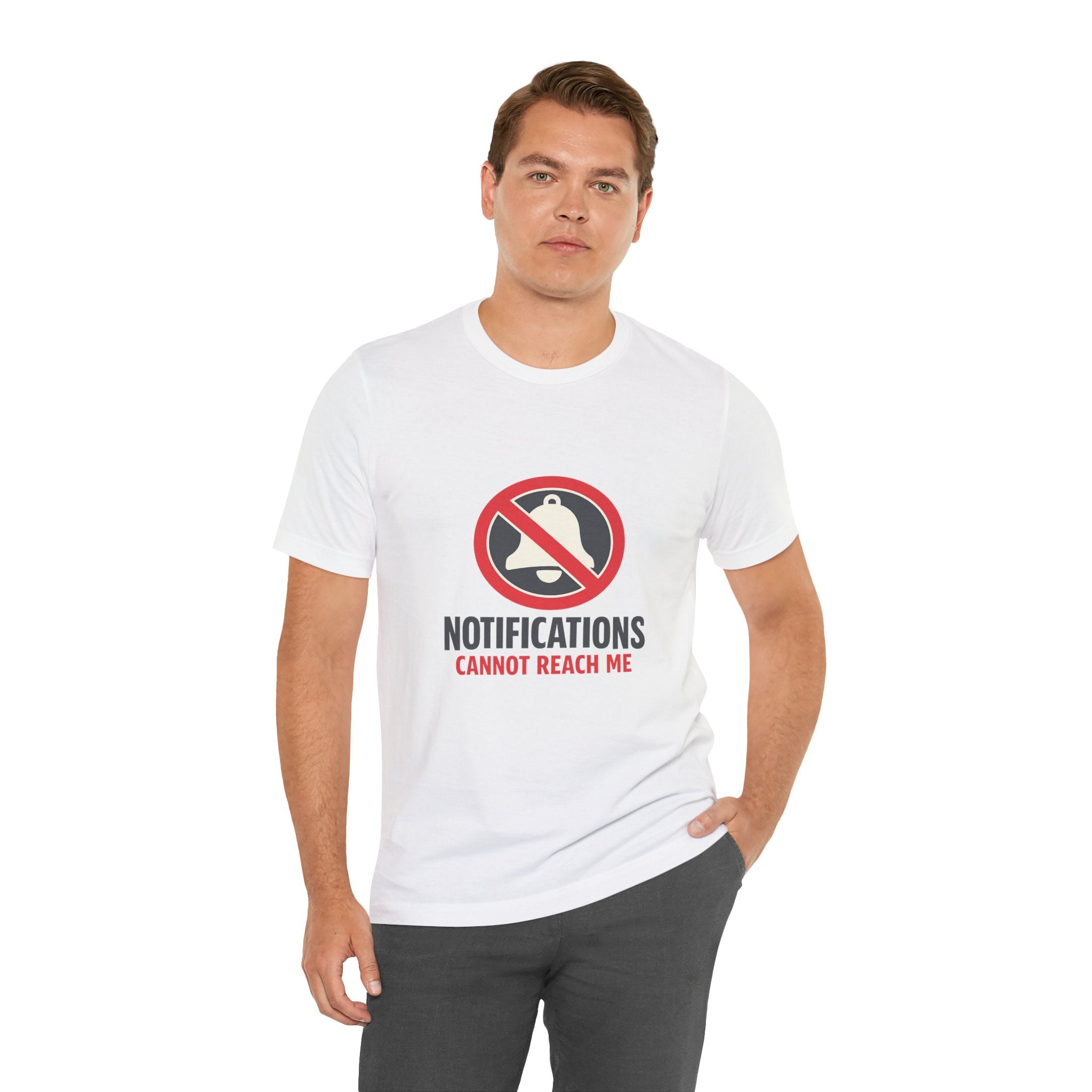 Notifications Cannot Reach Me Unisex T-Shirt