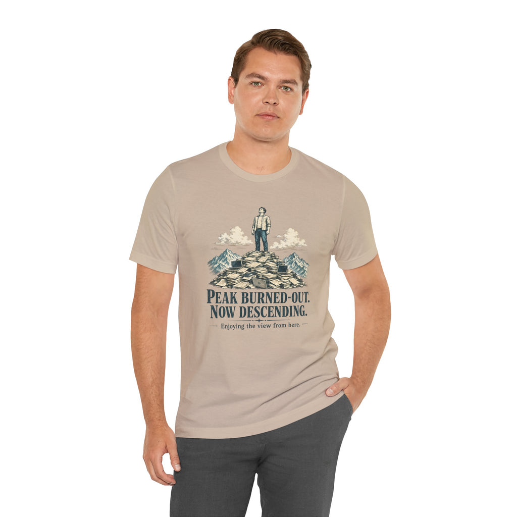Peak Burned Out Now Descending Unisex T-Shirt