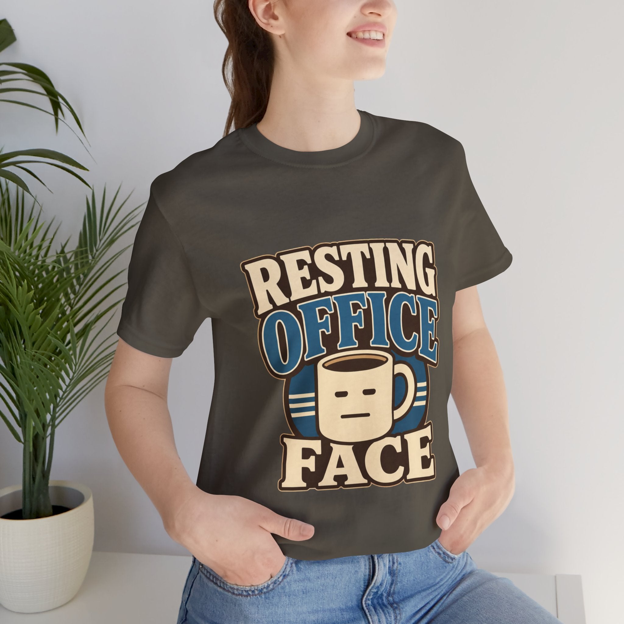 Resting Office Face Unisex T-Shirt